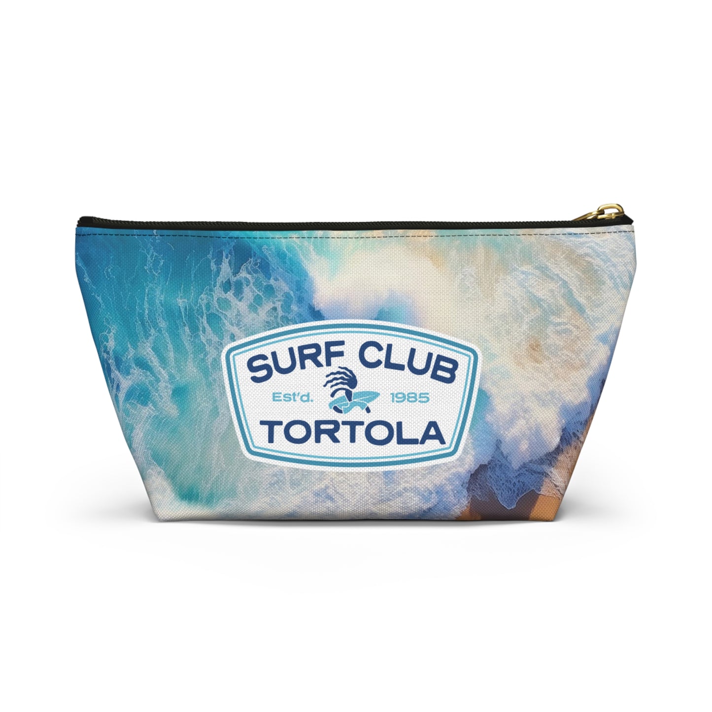 "Surf Club Tortola" Accessory Pouch w T-bottom (2 sizes)