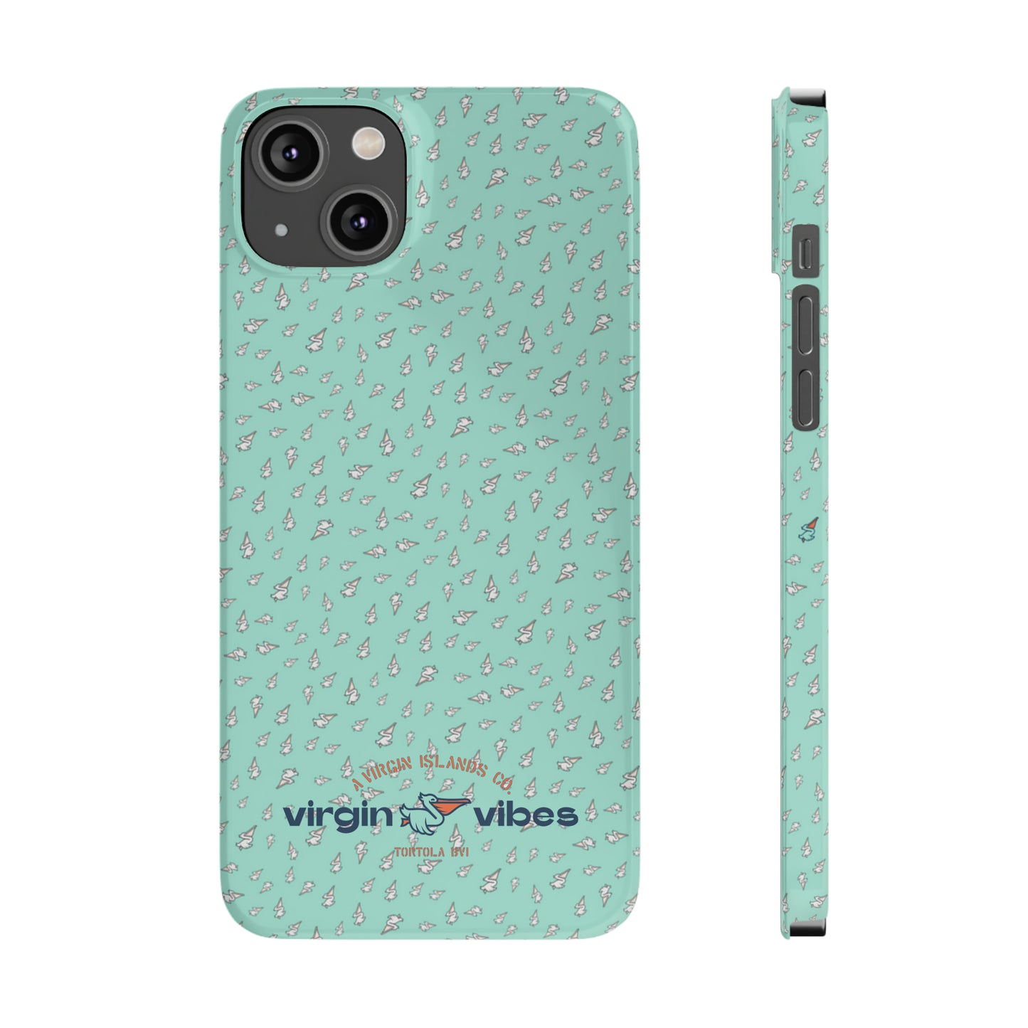 “Virgin Vibes | BVI” Slim iPhone Cases