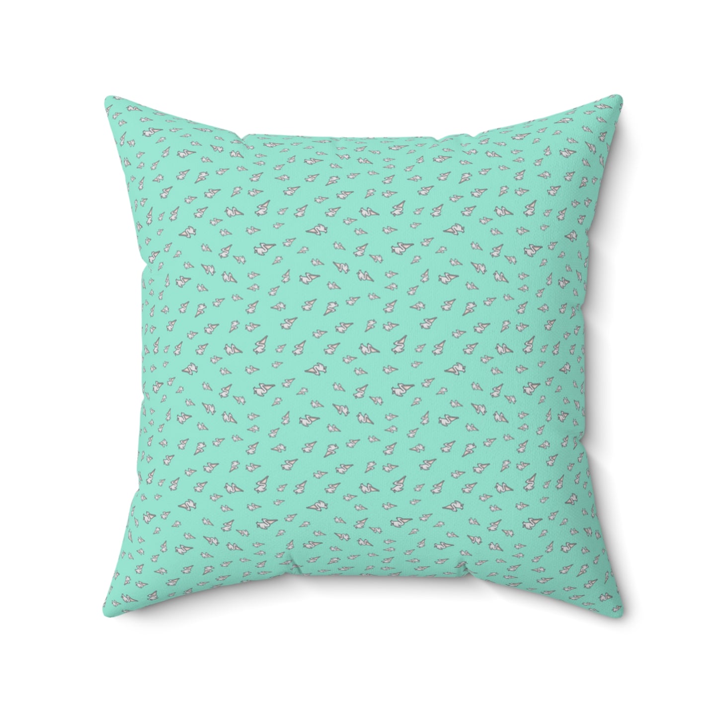 "Virgin Vibes | BVI" Faux Suede Square Pillow