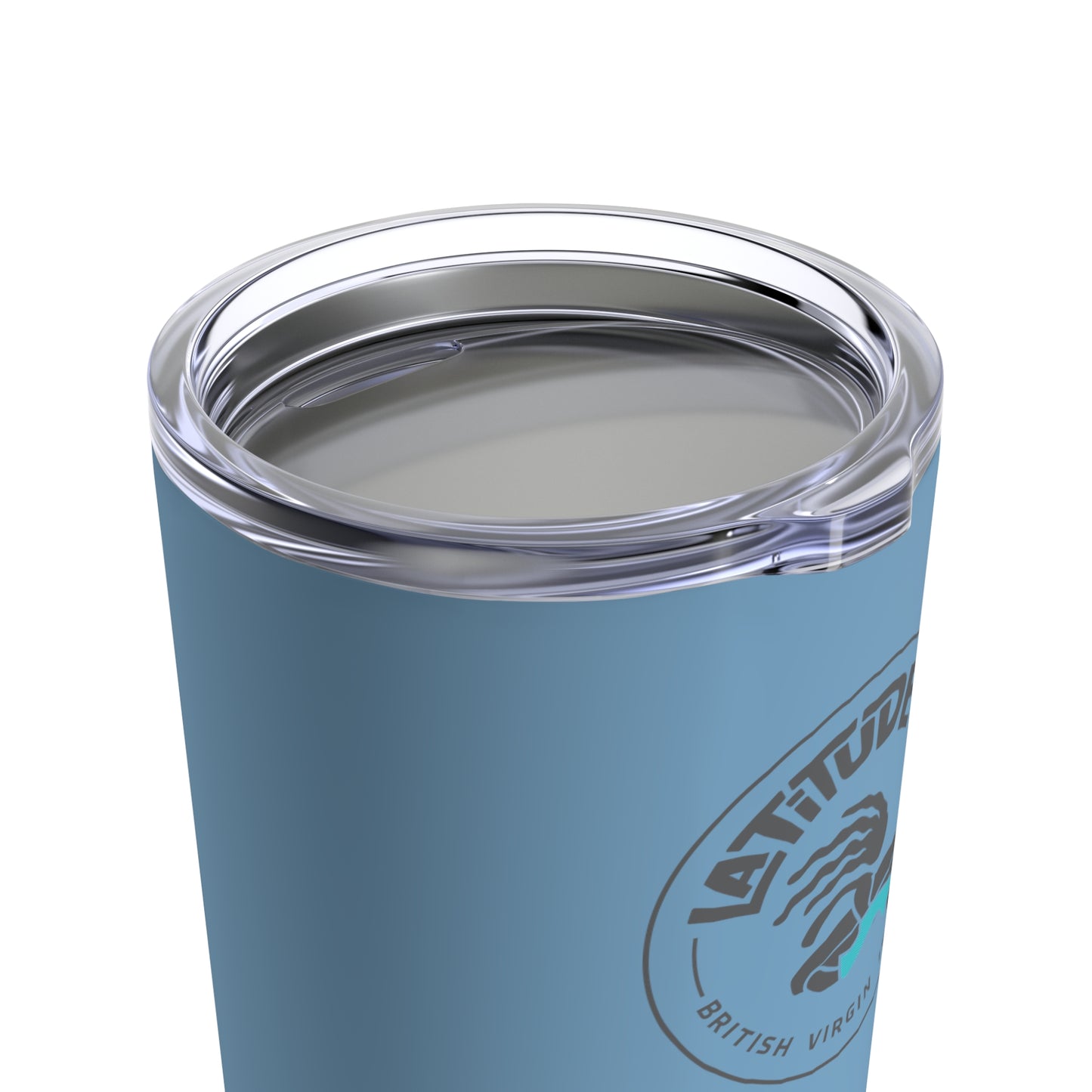 "Latitude 18º BVI" (Sky) SS Tumbler 20oz