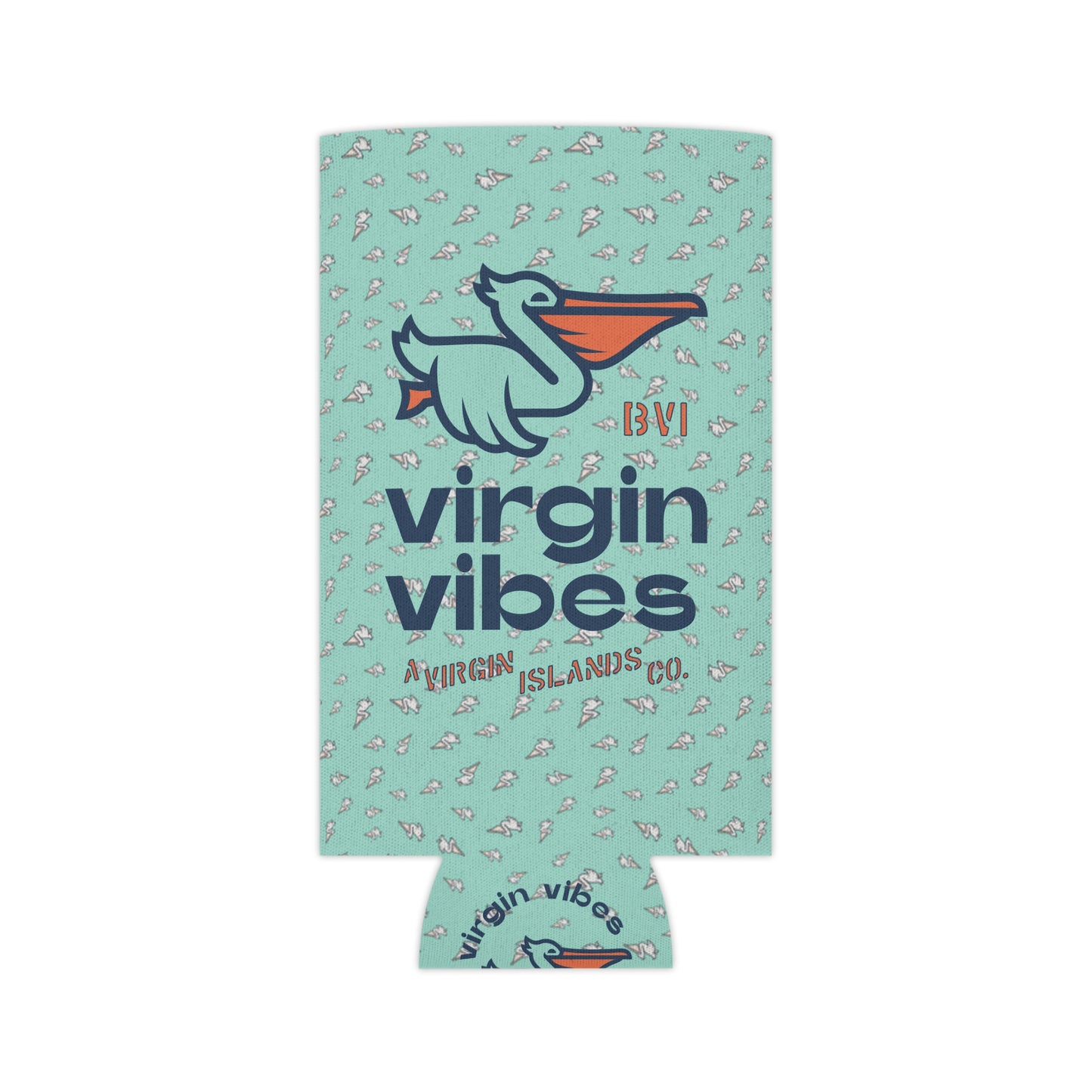 "Virgin Vibes | BVI" Can Cooler