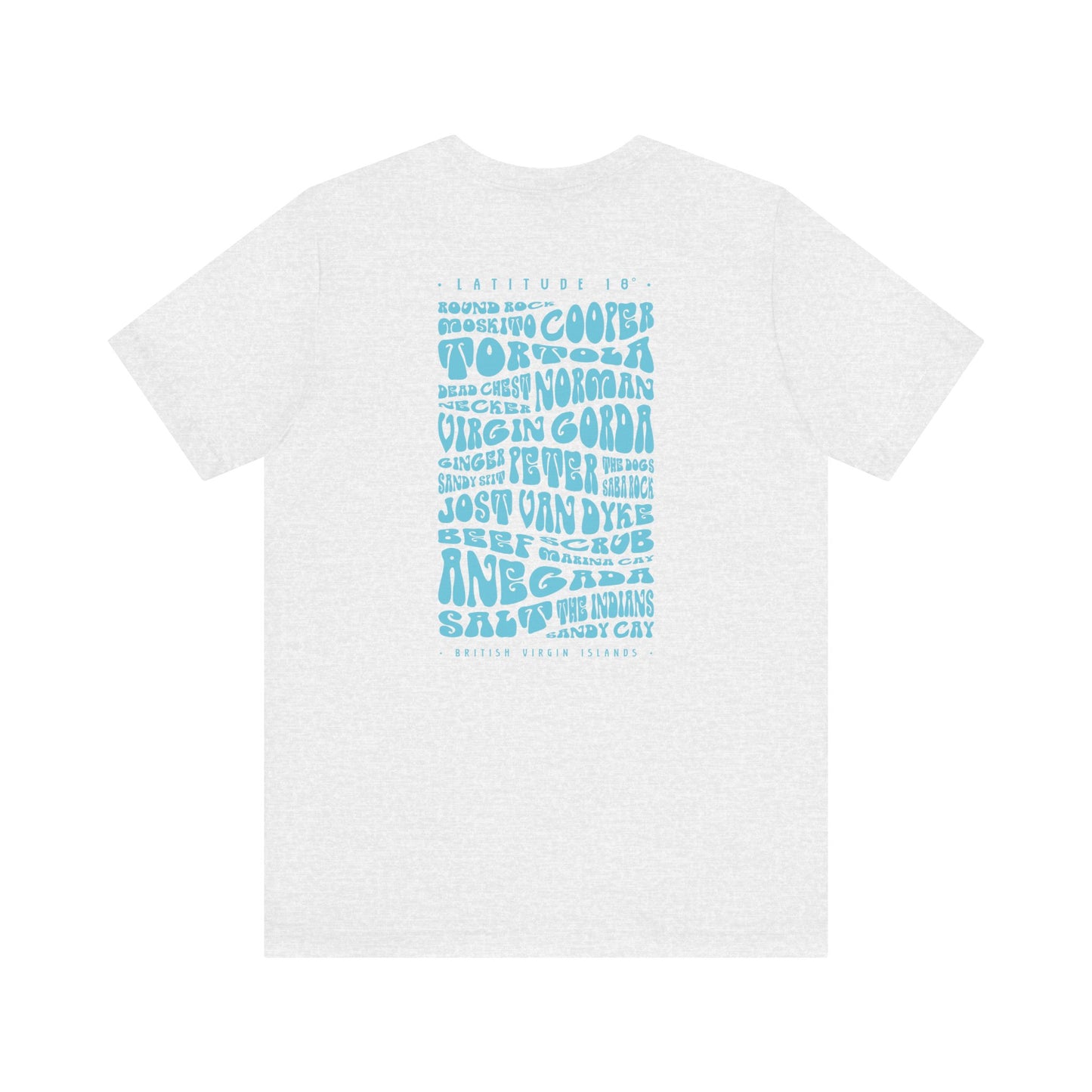 "BVI Island Names" S/S Tee