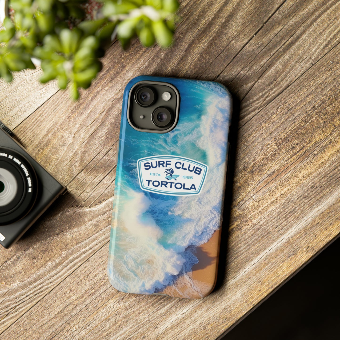 "Surf Club Tortola" iPhone 15 Tough Case