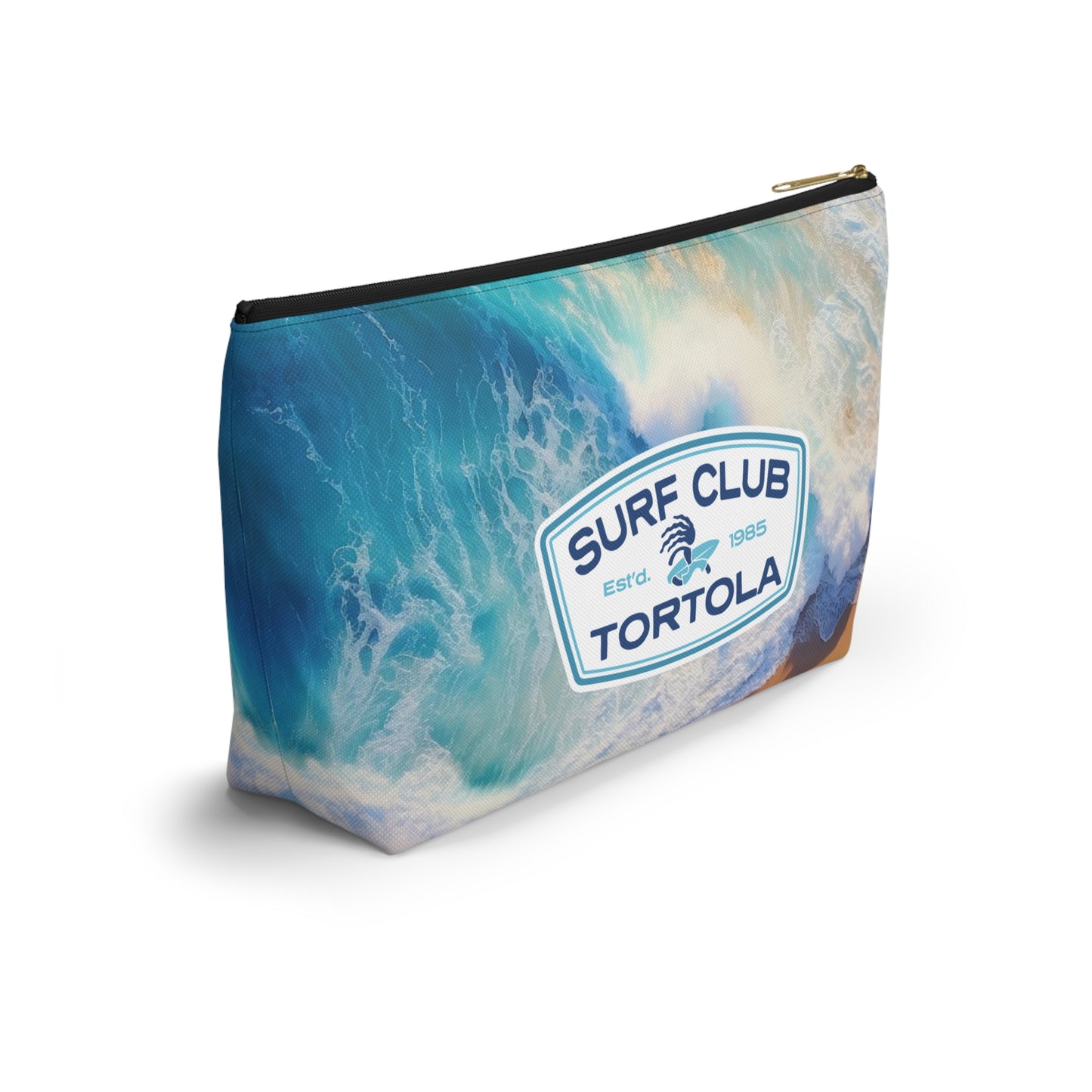 "Surf Club Tortola" Accessory Pouch w T-bottom (2 sizes)