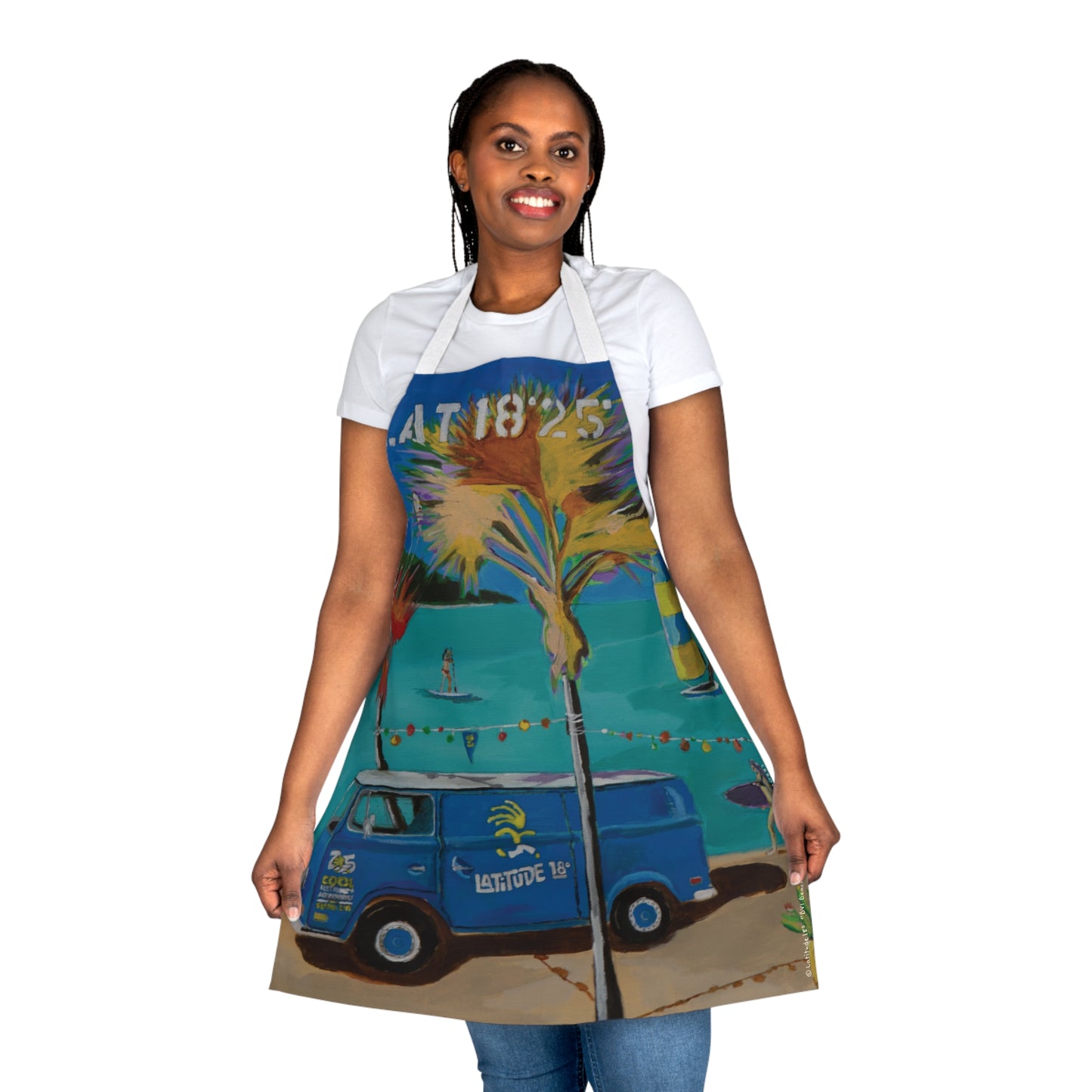 "BVI Beach Vibes" by Jim McManus Apron