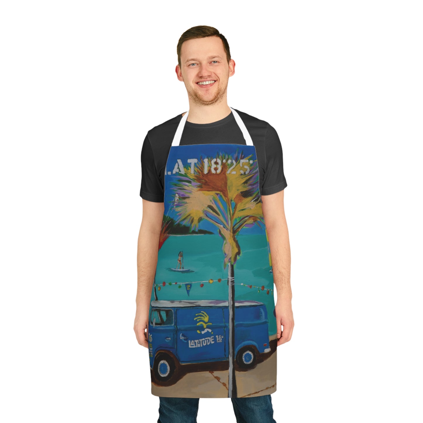"BVI Beach Vibes" by Jim McManus Apron