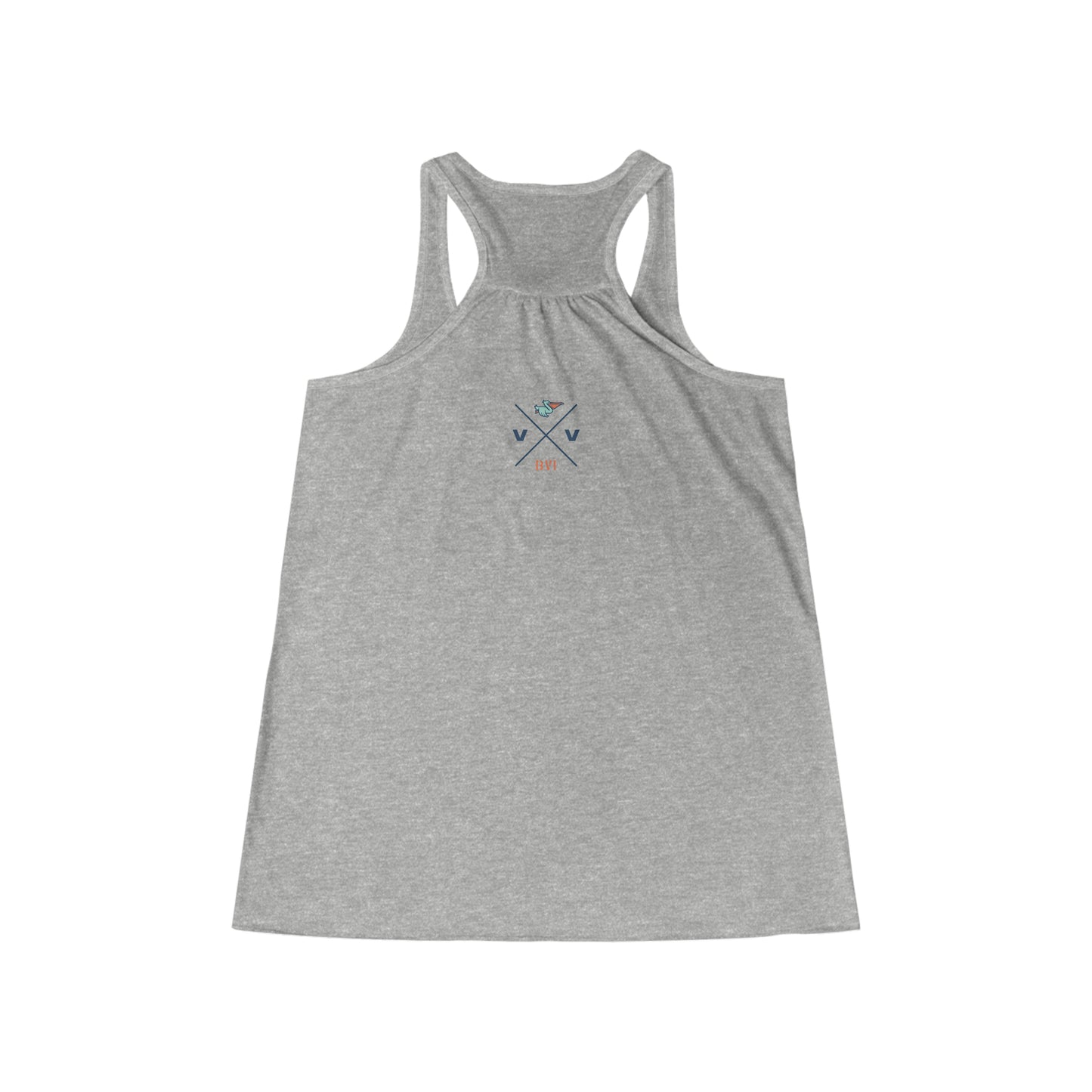 "Virgin Vibes | BVI" Women's Flowy Racerback Tank