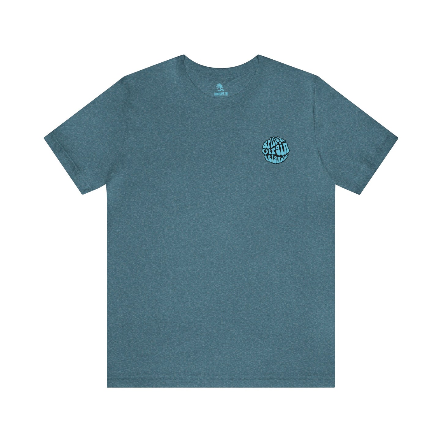 "BVI Bubble - Island Names" (Outline) Unisex S/S Tee