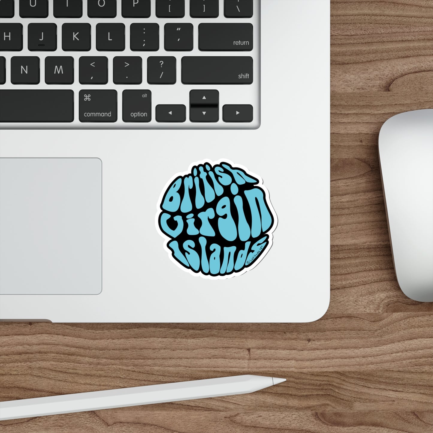 "BVI Bubble" Die-Cut Sticker