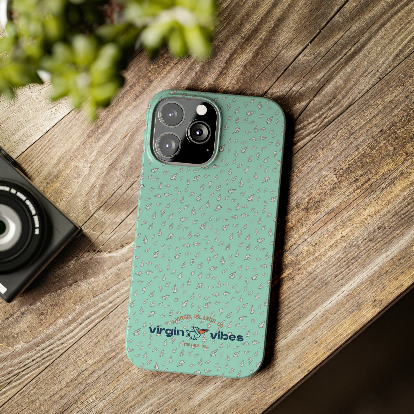 “Virgin Vibes | BVI” Slim iPhone Cases