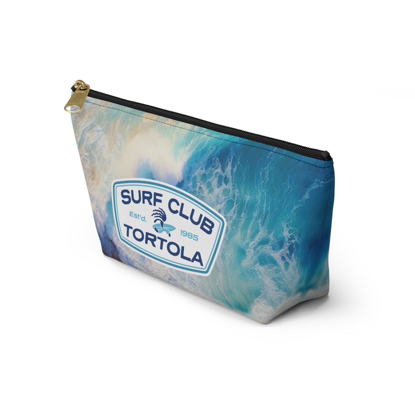 "Surf Club Tortola" Accessory Pouch w T-bottom (2 sizes)