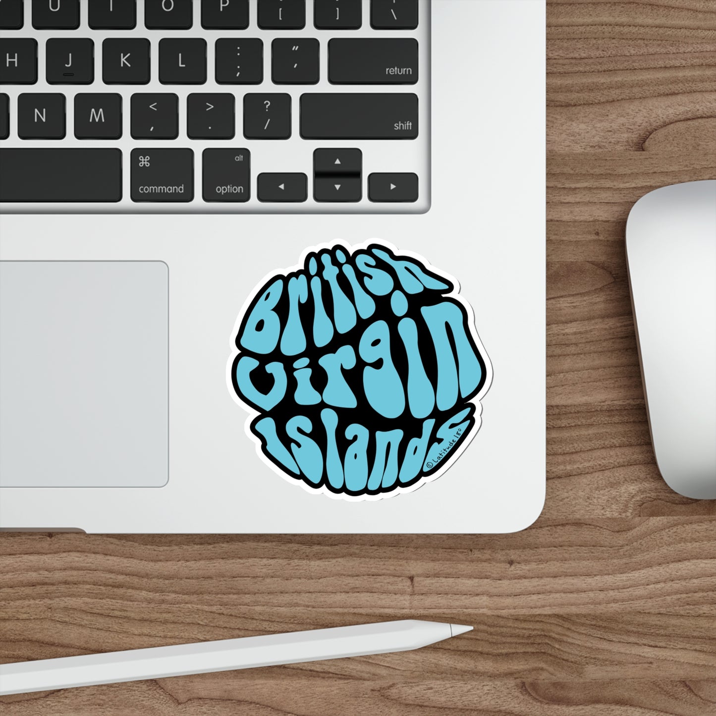 "BVI Bubble" Die-Cut Sticker