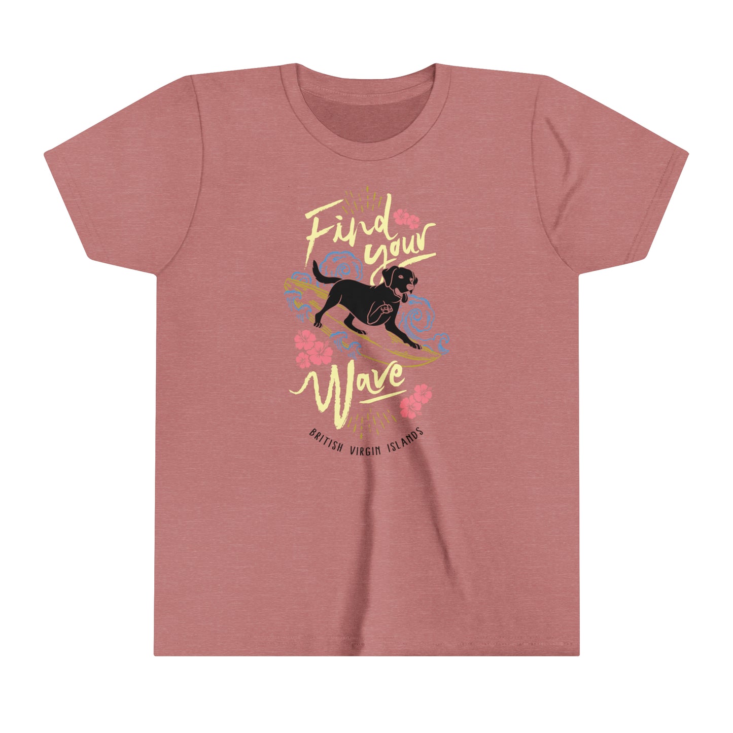 "Find Your Wave" Youth S/S Tee