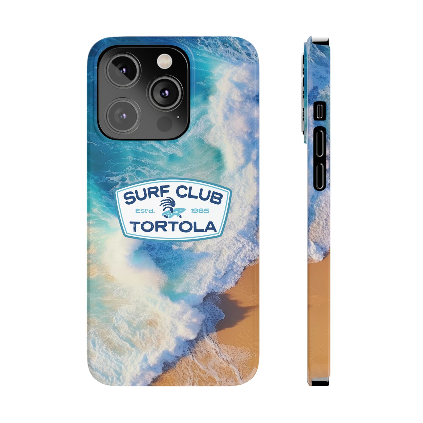 "Surf Club Tortola” Slim iPhone Cases