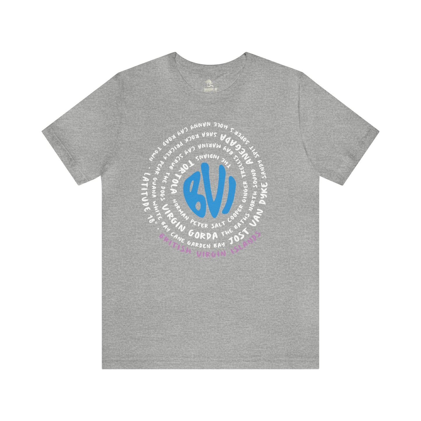 "BVI Around The Islands" Unisex S/S Tee
