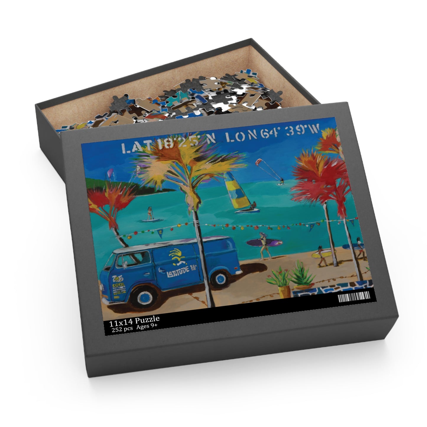 "BVI Beach Vibes" by Jim McManus Puzzle (120, 252, 500-Piece)