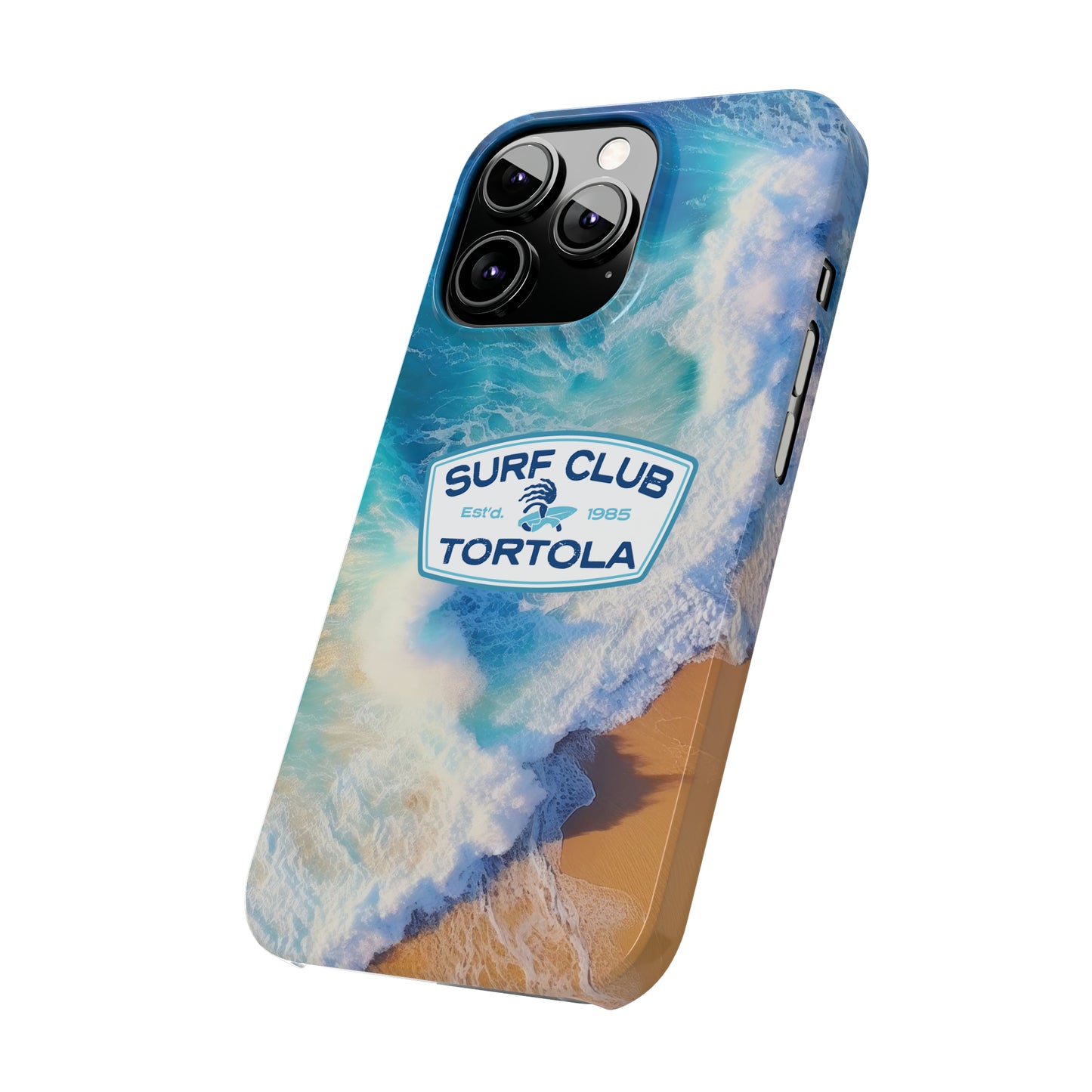 "Surf Club Tortola” Slim iPhone Cases