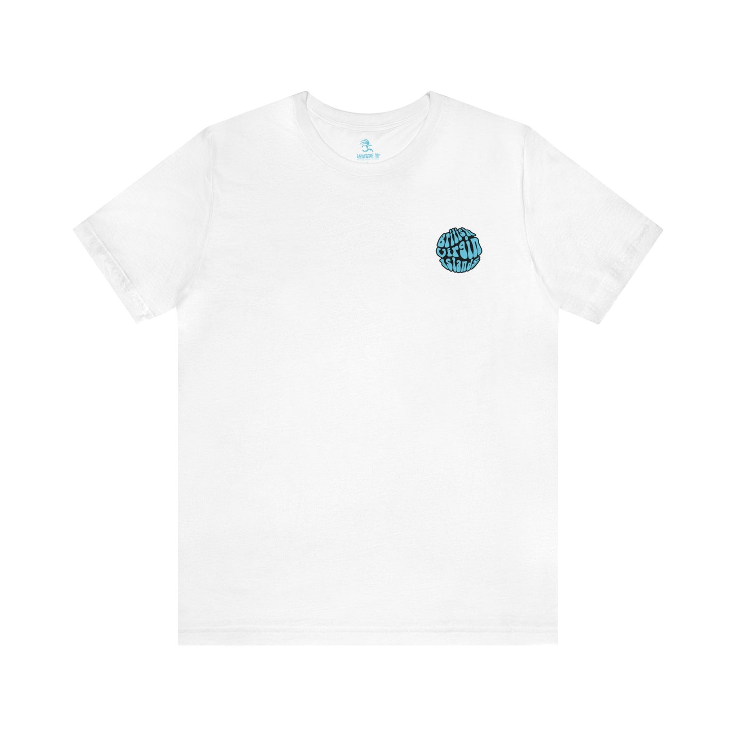 "BVI Bubble - Island Names" (Outline) Unisex S/S Tee