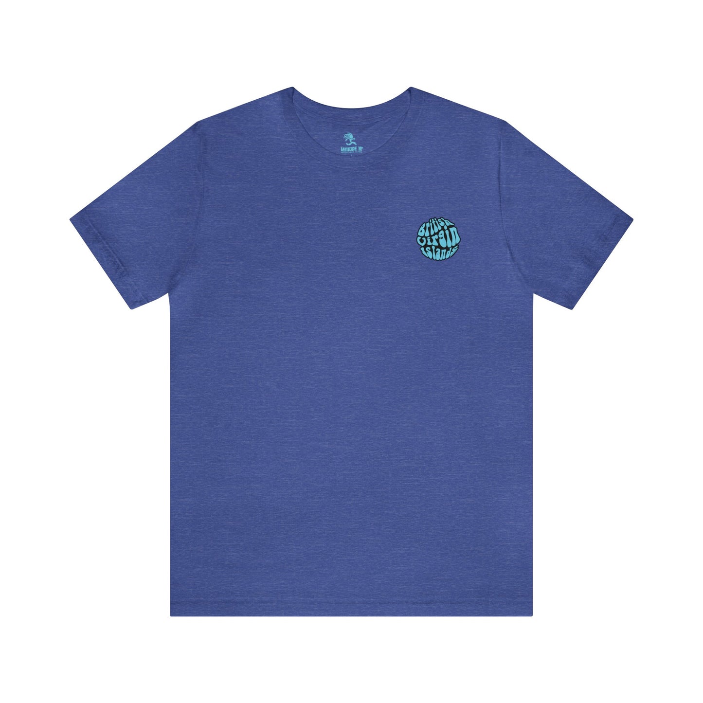 "BVI Bubble - Island Names" (Outline) Unisex S/S Tee
