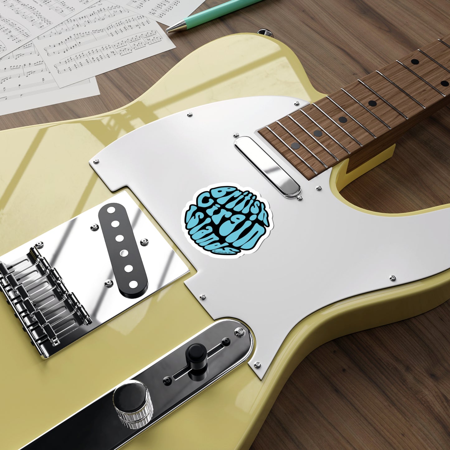 "BVI Bubble" Die-Cut Sticker