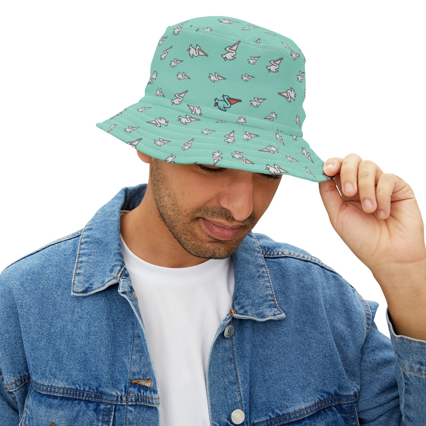 "Virgin Vibes - Swirly Birds" Bucket Hat