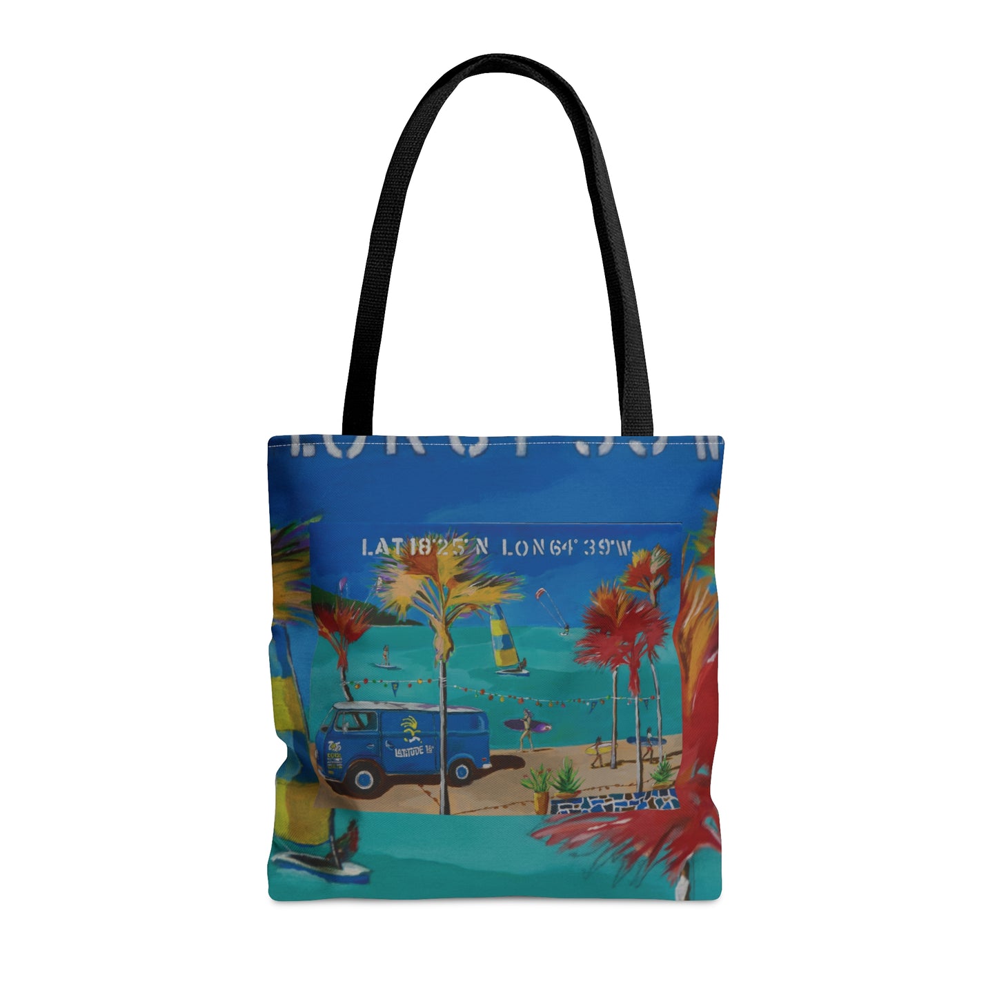 "BVI Beach Vibes" by Jim McManus Tote Bag (3 sizes)