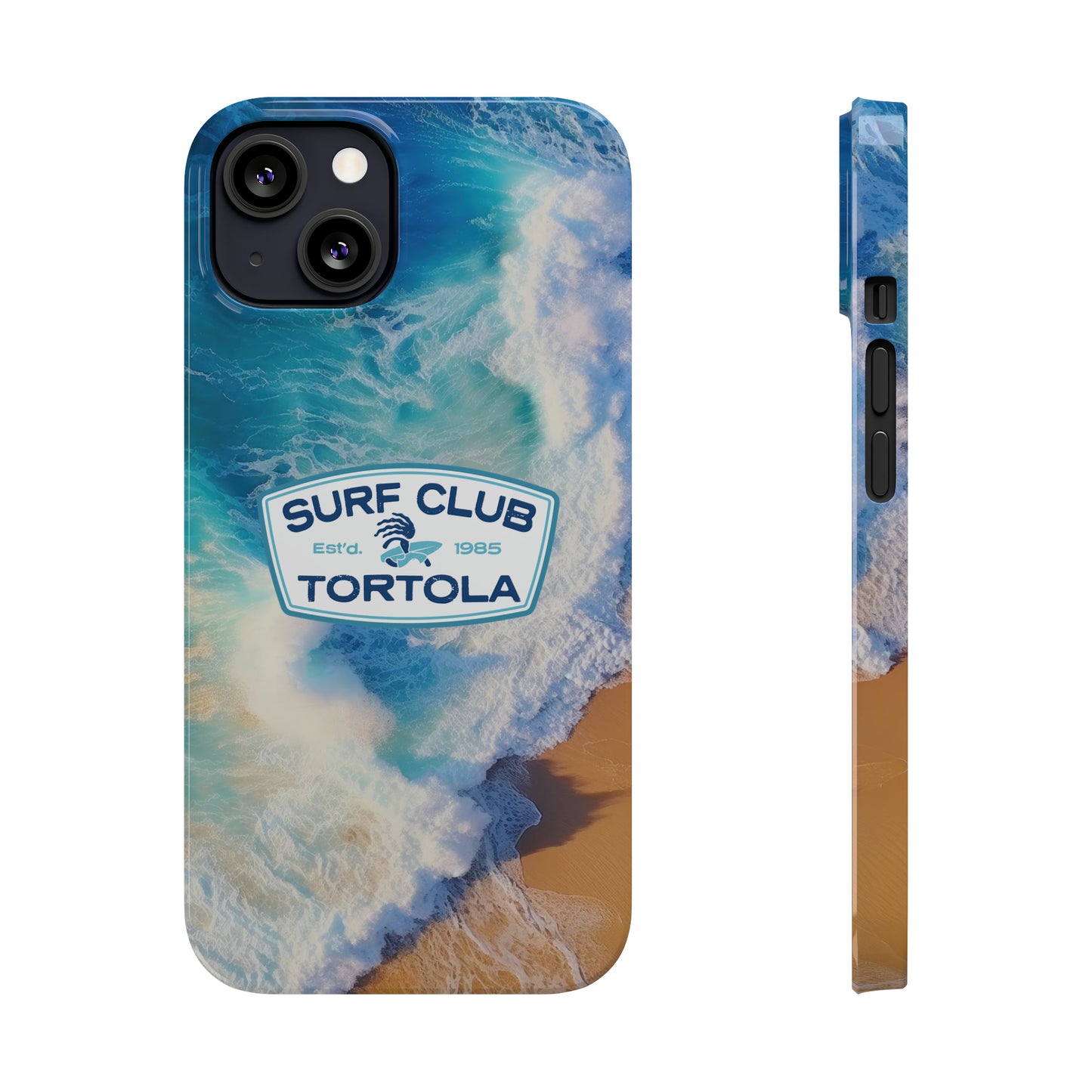 "Surf Club Tortola” Slim iPhone Cases