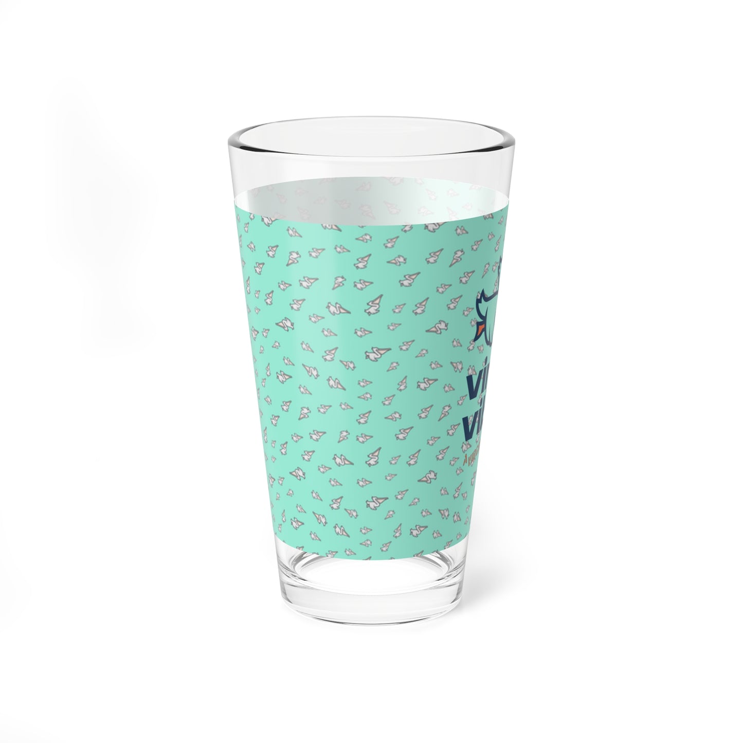 "Virgin Vibes | BVI" Pint Glass, 16oz