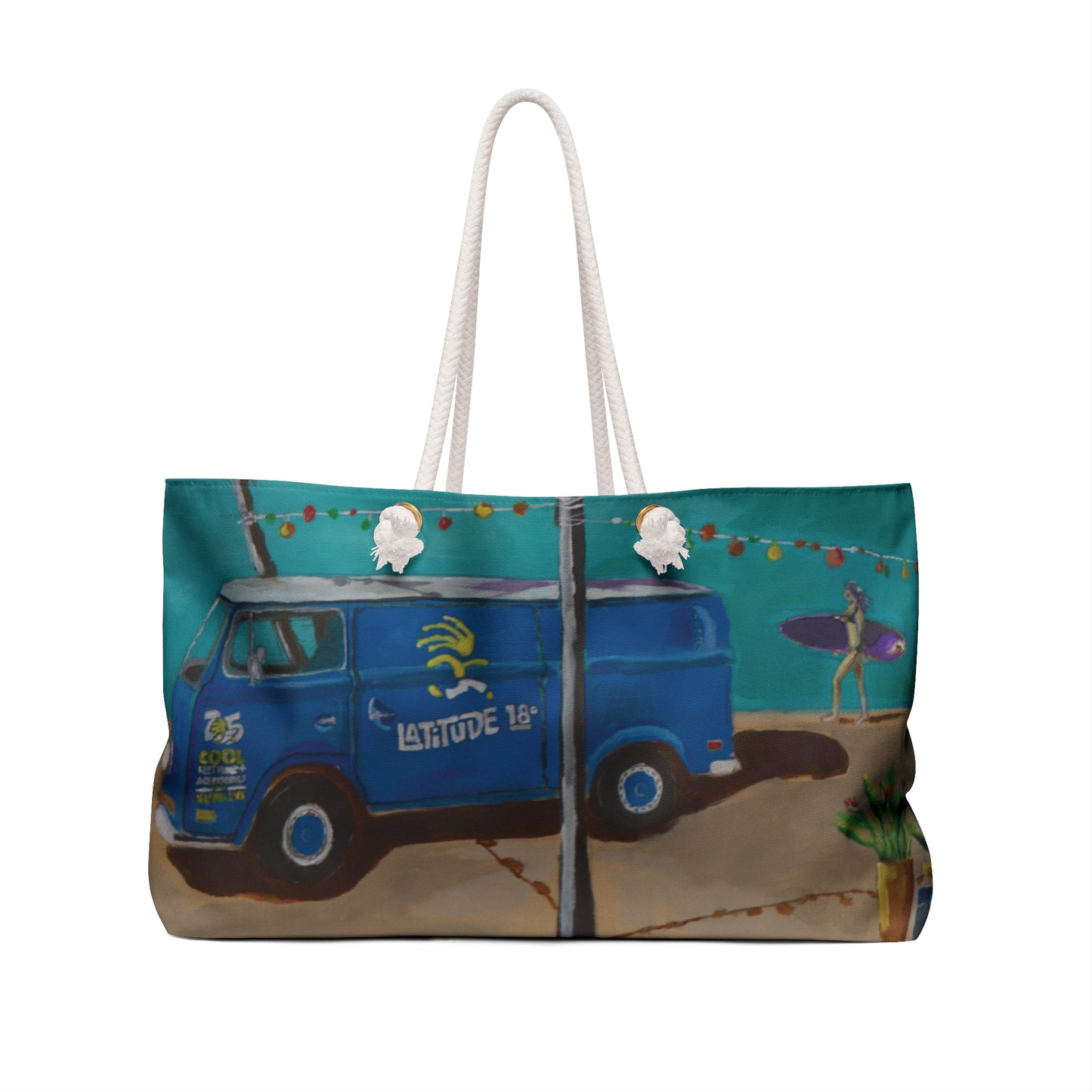 "BVI Beach Vibes" by Jim McManus Beach Bag