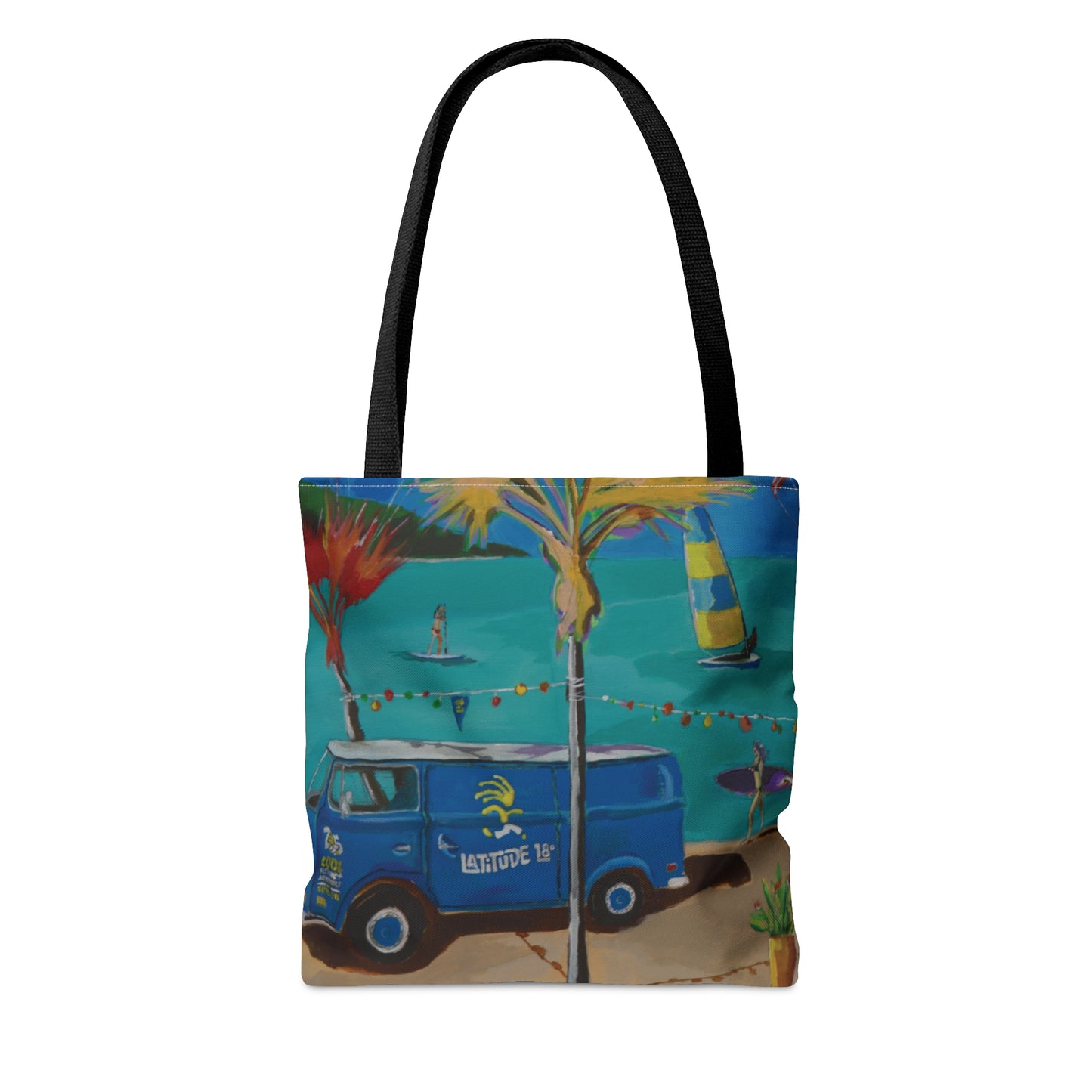 "BVI Beach Vibes" by Jim McManus Tote Bag (3 sizes)
