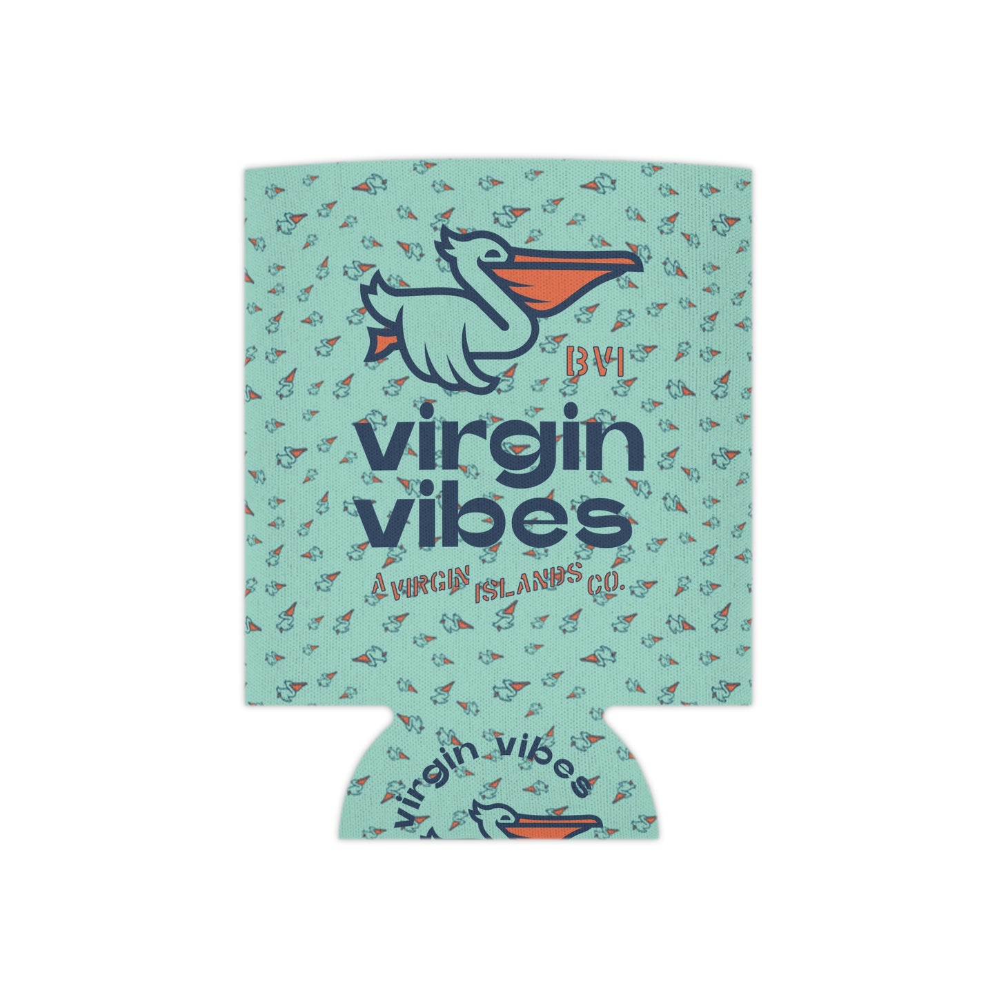 "Virgin Vibes | BVI" Can Cooler