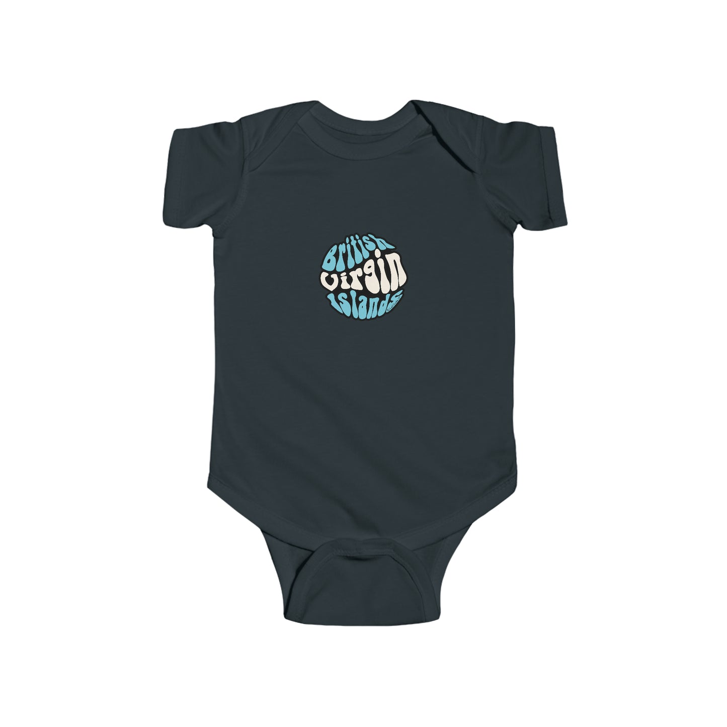 "BVI Bubble - Island Names" Infant Fine Jersey Bodysuit