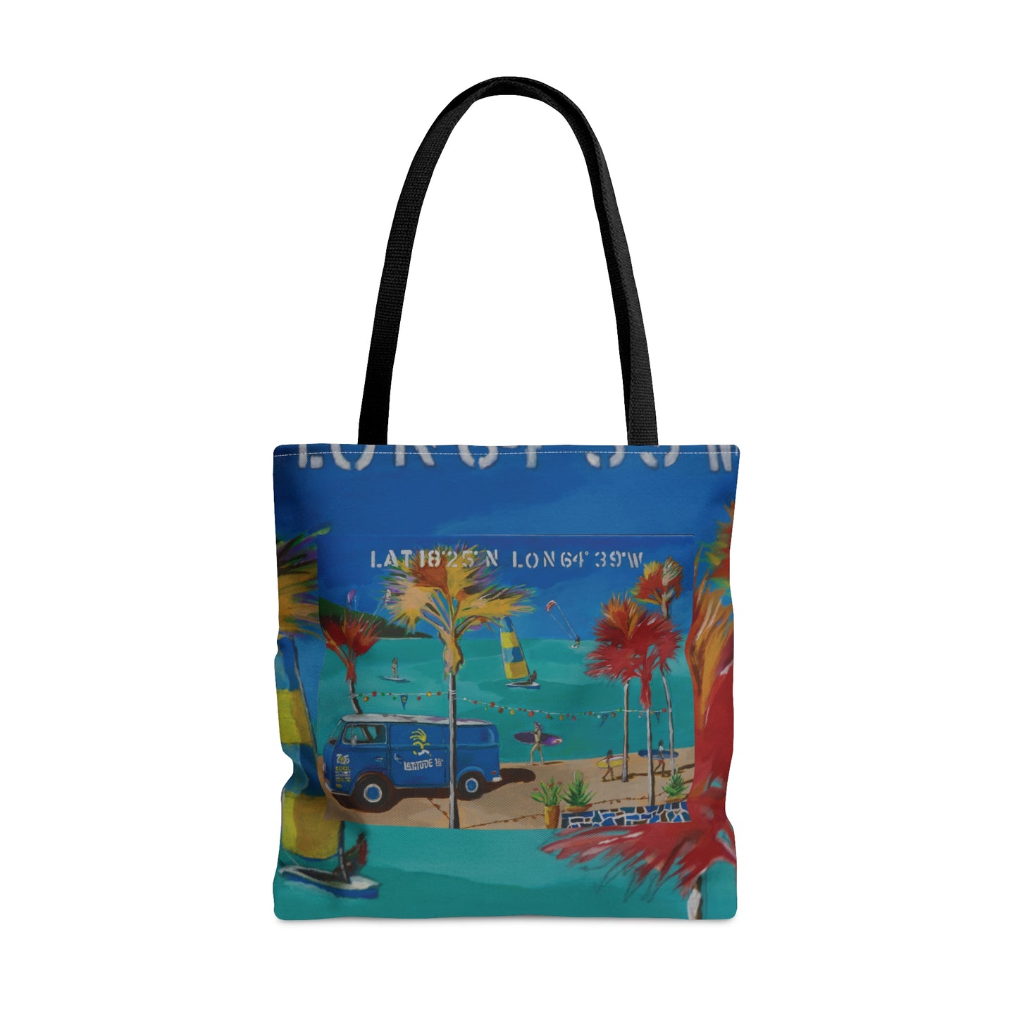 "BVI Beach Vibes" by Jim McManus Tote Bag (3 sizes)