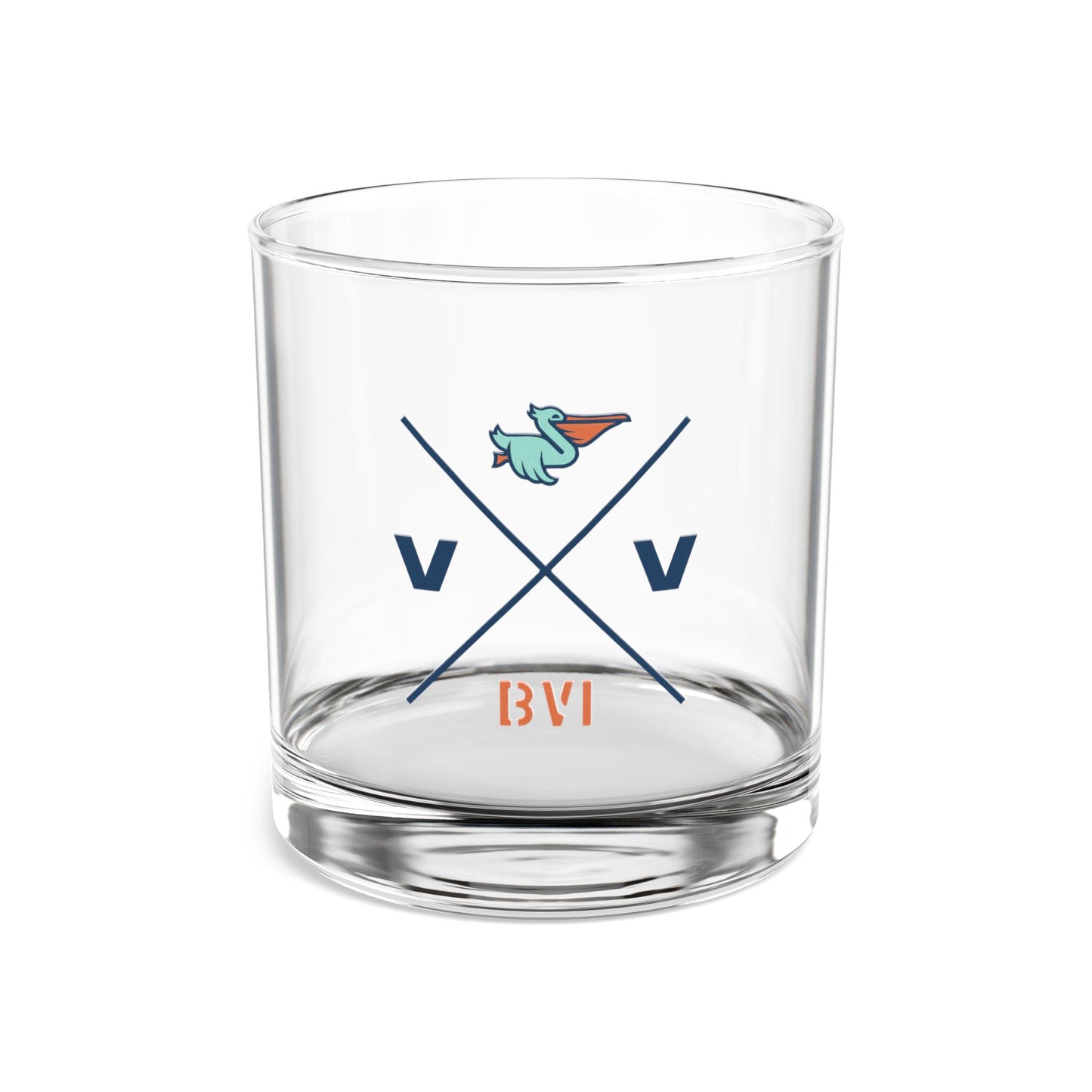 Virgin Vibes® | BVI Rocks Glass - Perfect Gift for Home Bar, Unique BVI Drinkware
