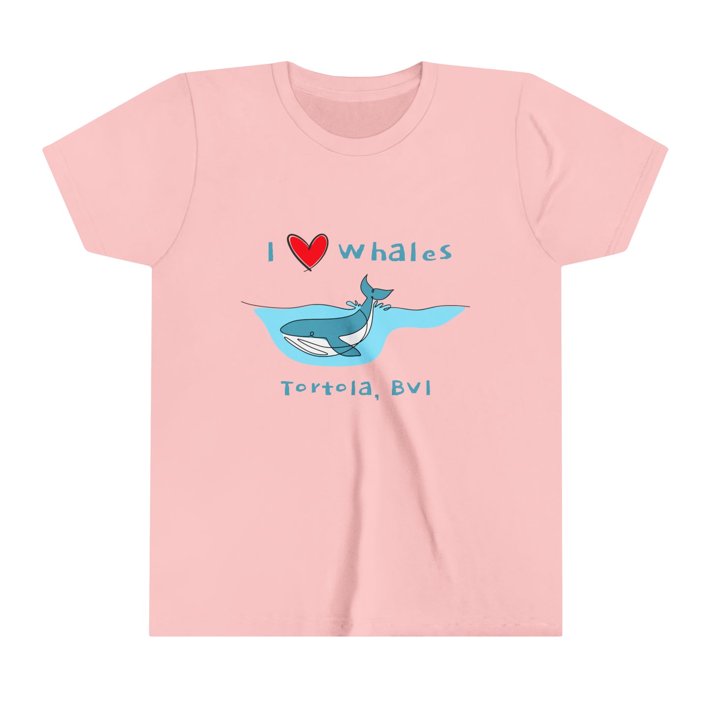 "BVI Whale Love" Youth S/S Tee