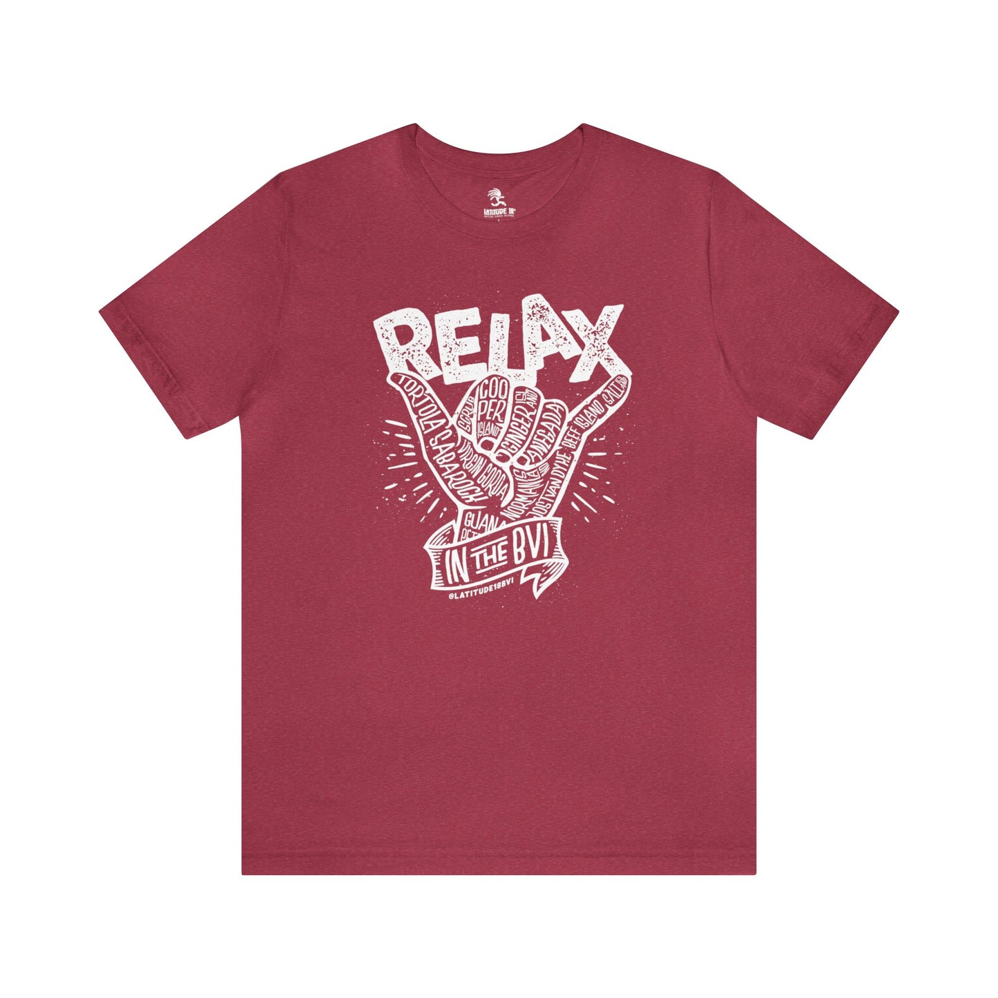 "Relax in the BVI" Unisex S/S Tee