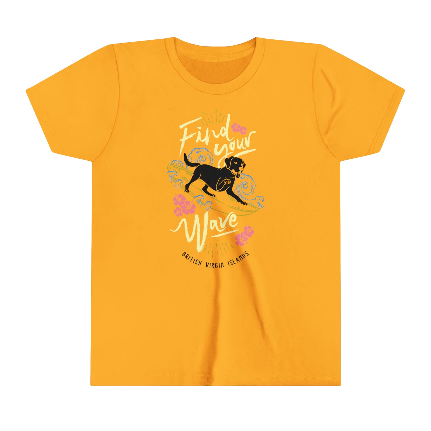 "Find Your Wave" Youth S/S Tee