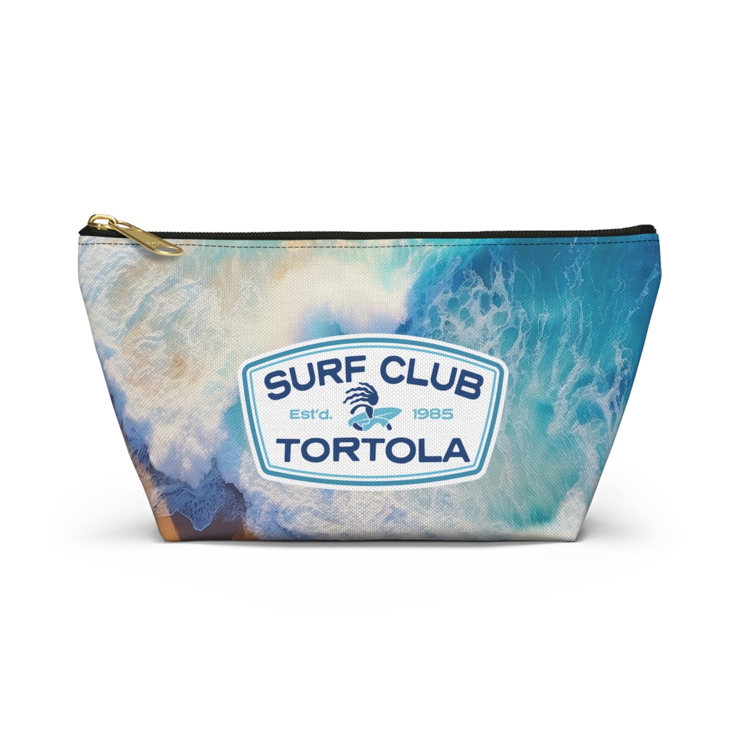 "Surf Club Tortola" Accessory Pouch w T-bottom (2 sizes)