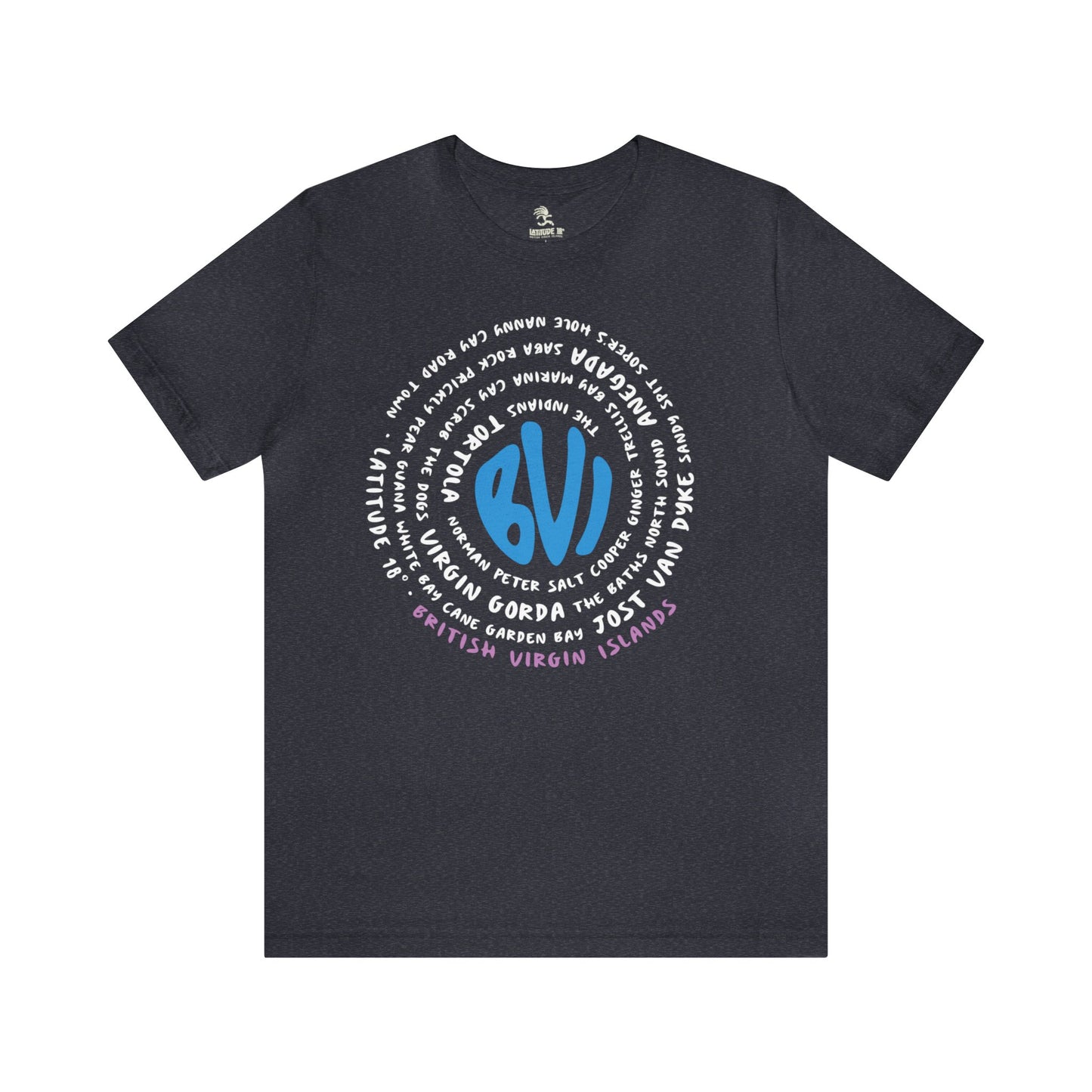 "BVI Around The Islands" Unisex S/S Tee