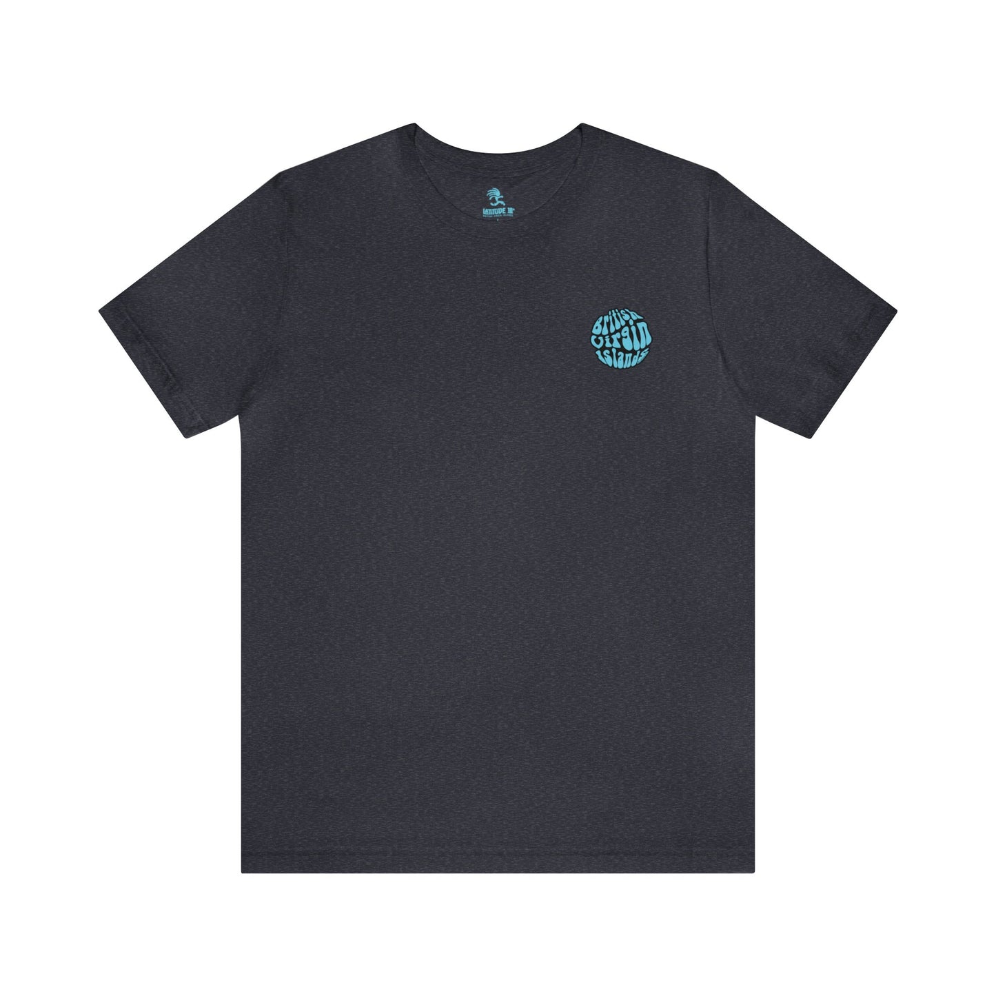 "BVI Bubble - Island Names" (Outline) Unisex S/S Tee