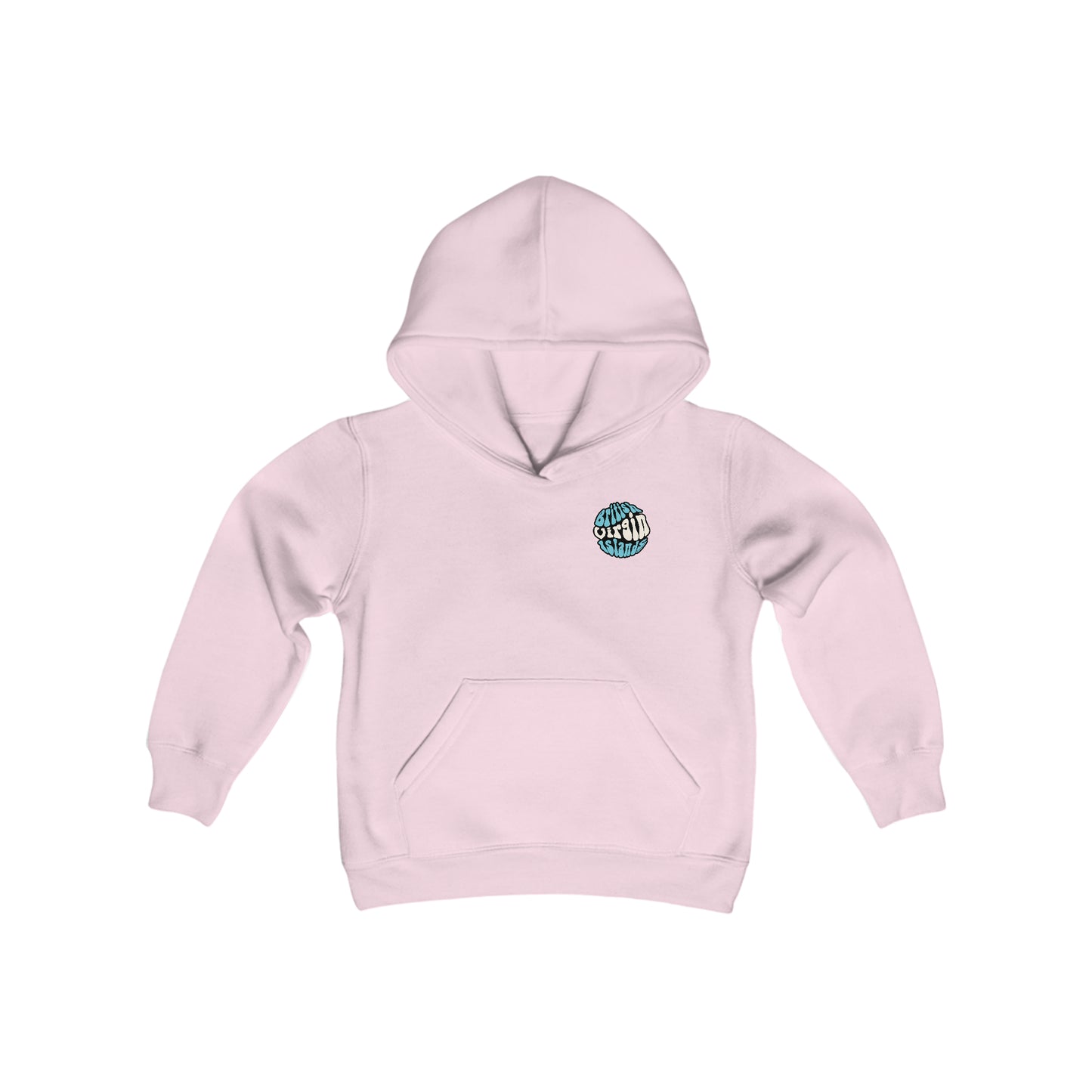 "BVI Island Names" Youth Heavy Blend Hooded Sweatshirt