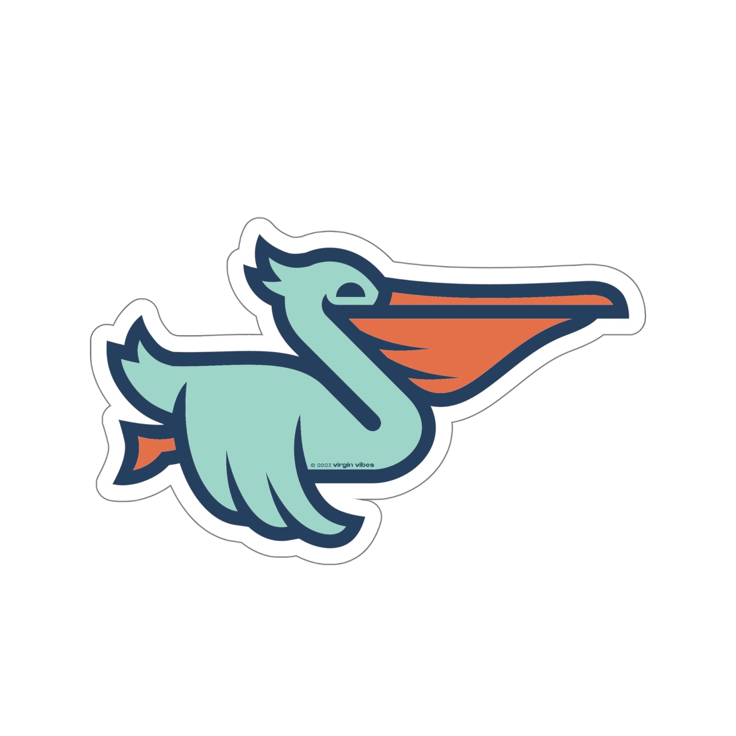 "Virgin Vibes" Die-Cut Sticker