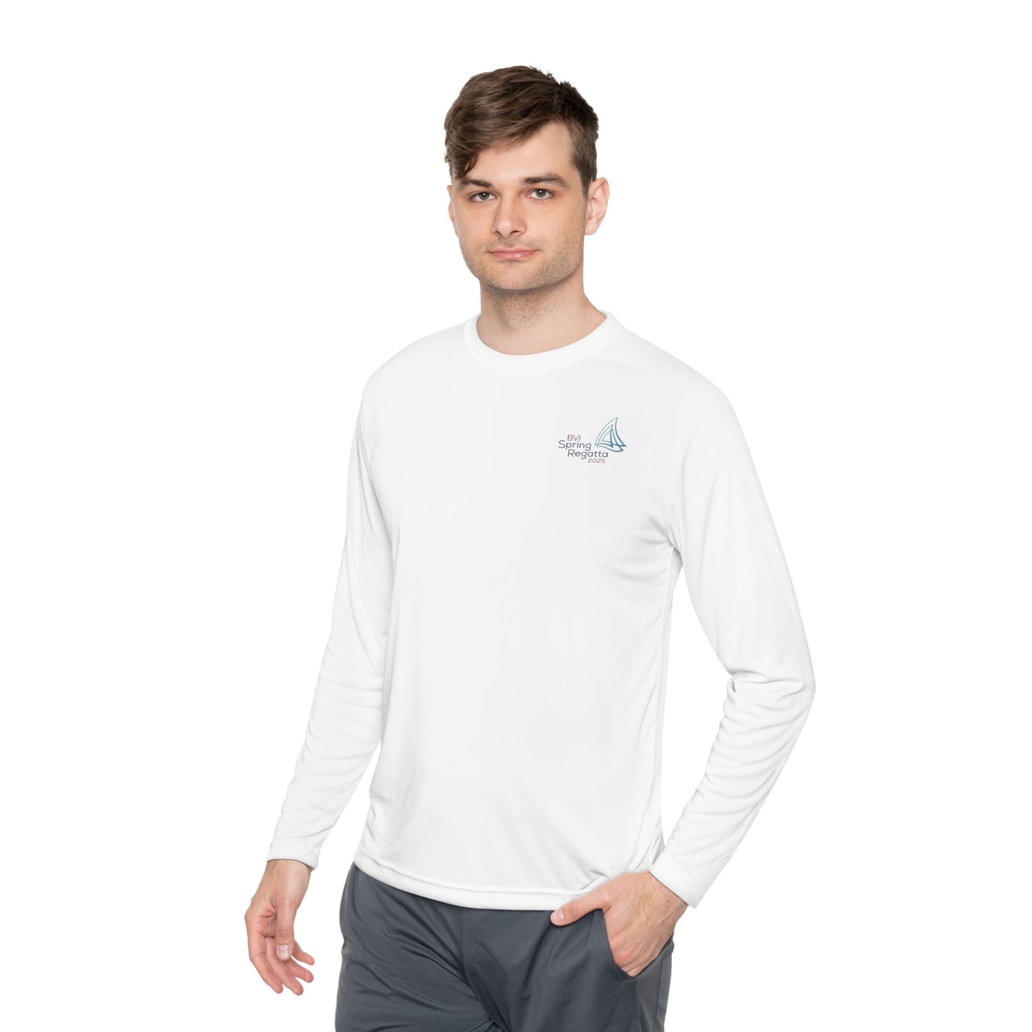 "BVI Spring Regatta 2025" Unisex Lightweight Performance Long Sleeve