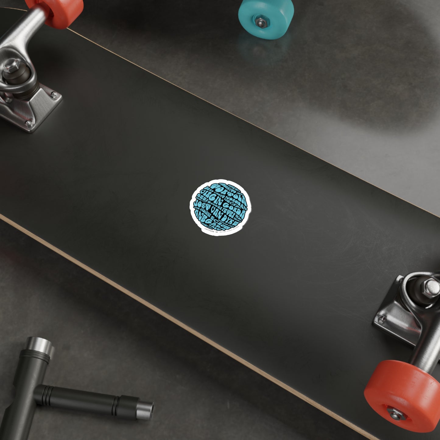 “Islands Bait Ball" Die-Cut Sticker