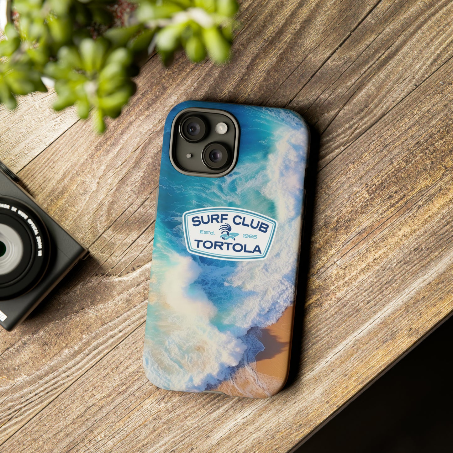 "Surf Club Tortola" iPhone 15 Tough Case
