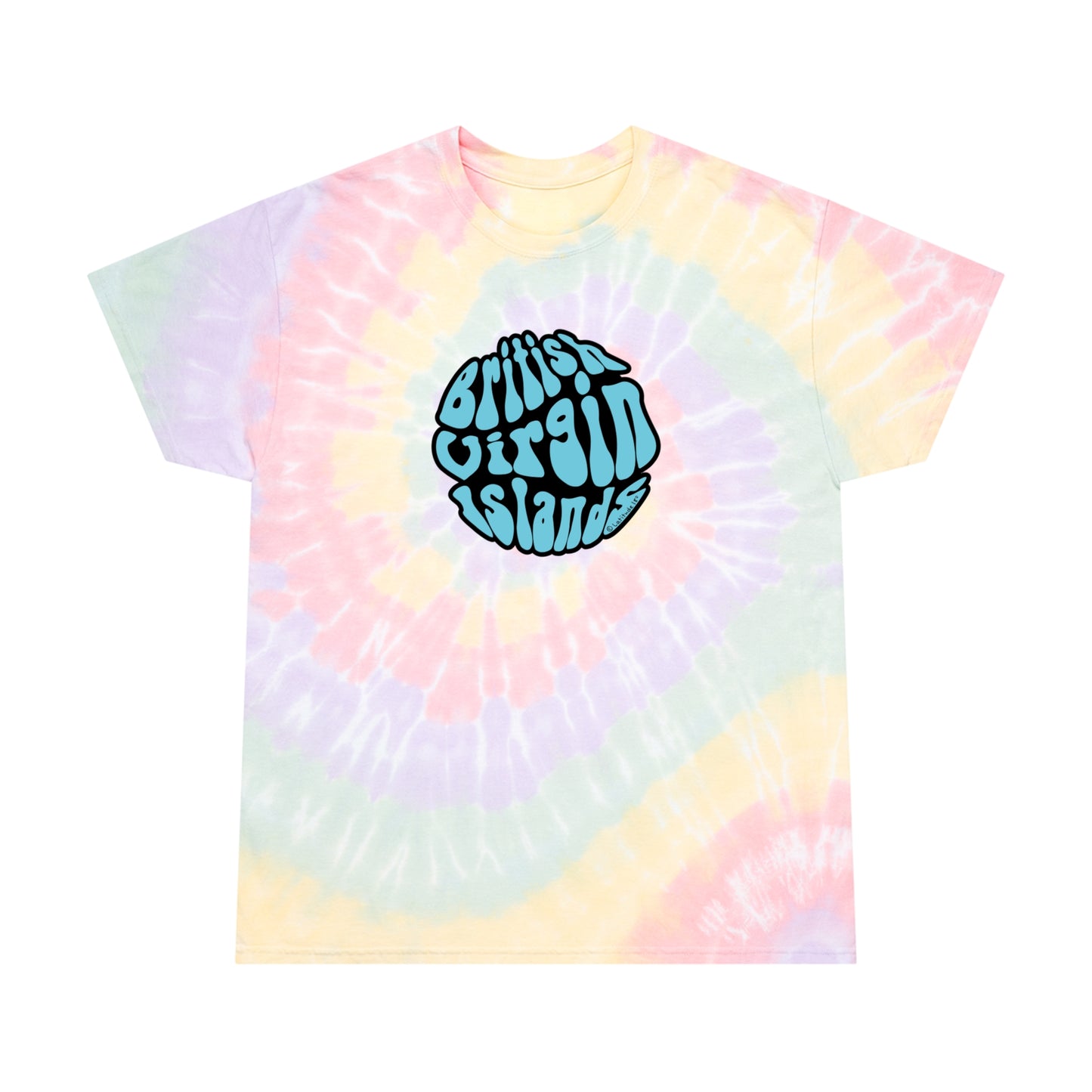 "BVI Bubble" Unisex Tie-Dye S/S Tee, Spiral