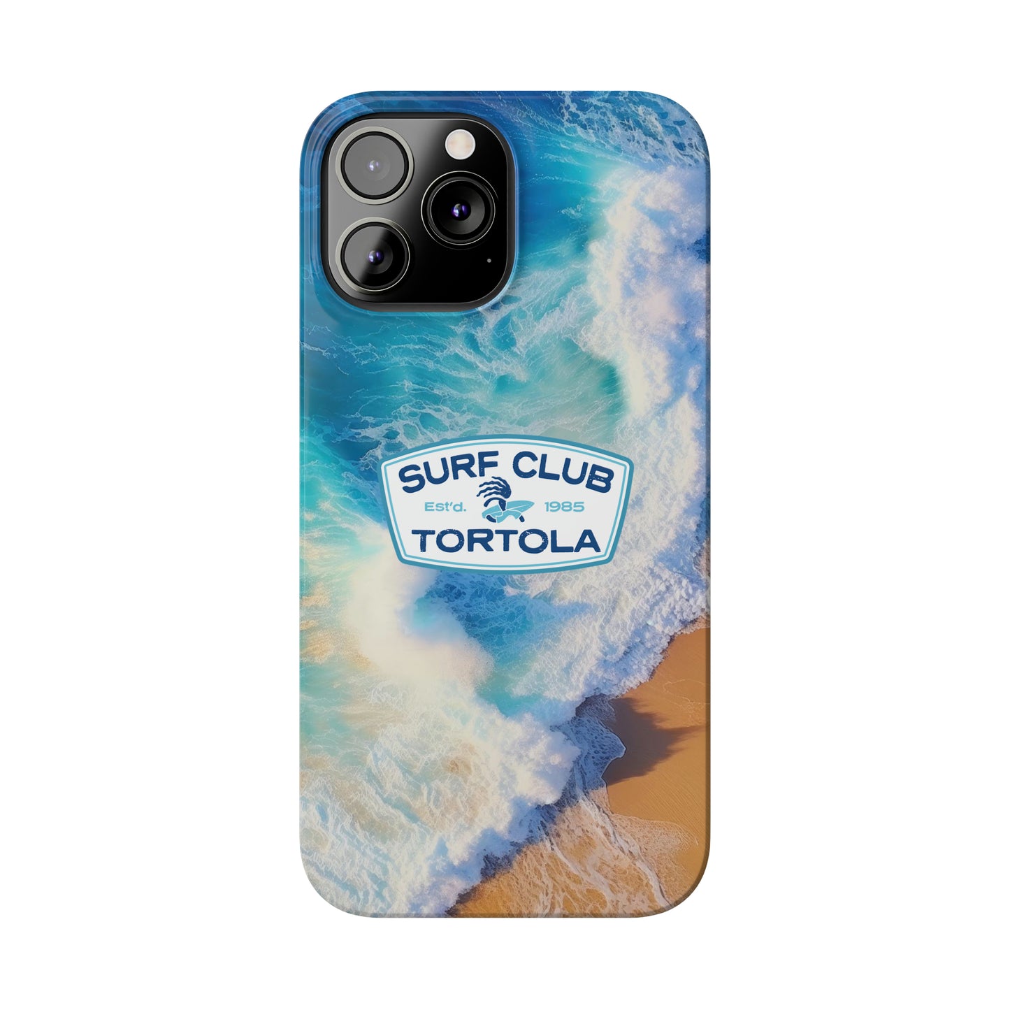 "Surf Club Tortola” Slim iPhone Cases