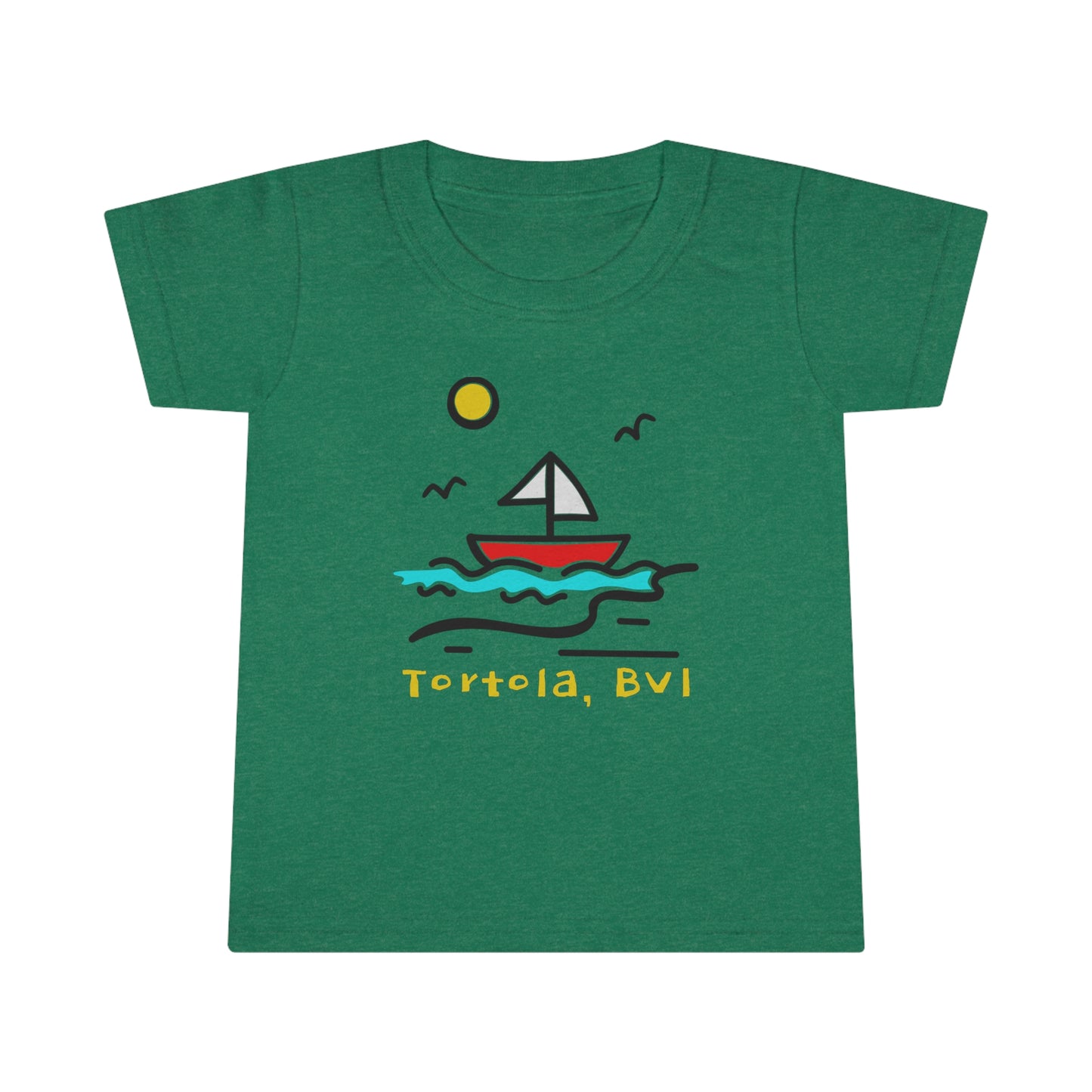 "Sailboat | Tortola" Toddler T-shirt