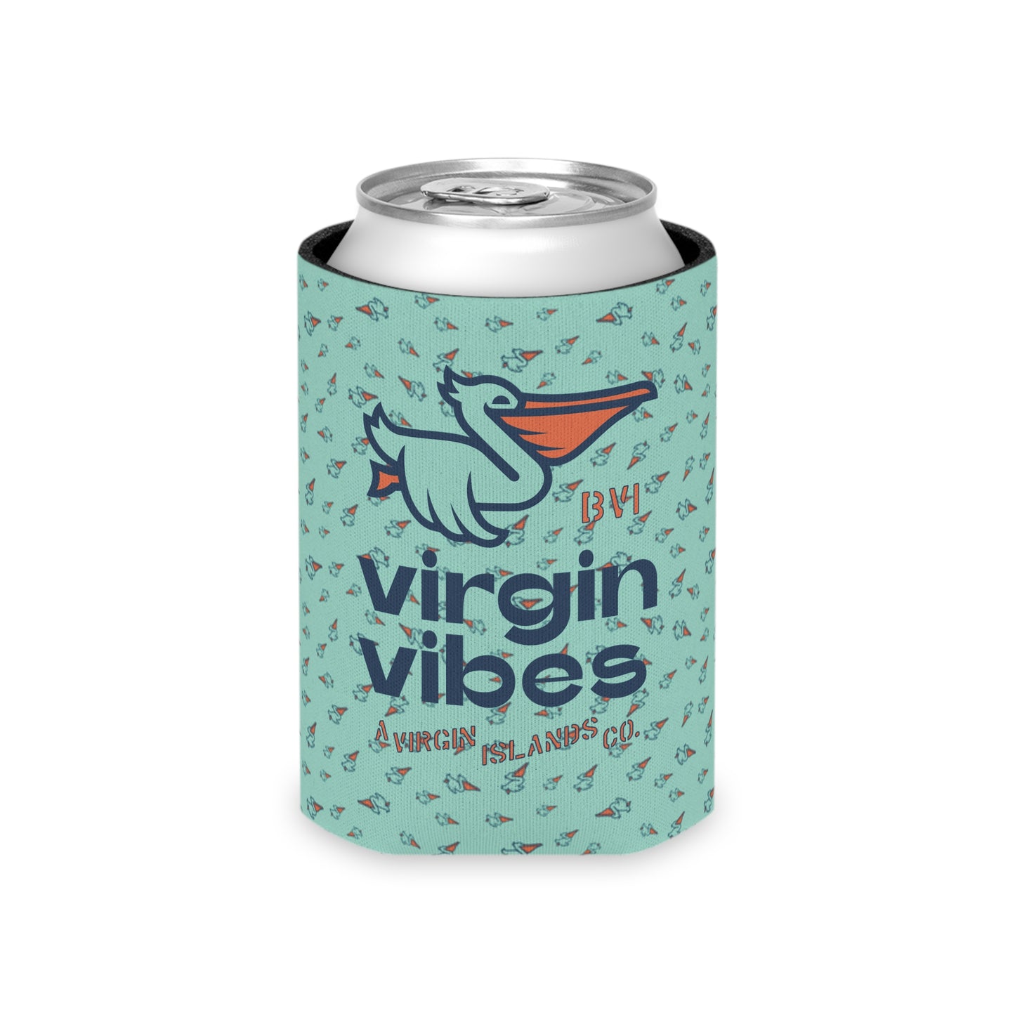 "Virgin Vibes | BVI" Can Cooler