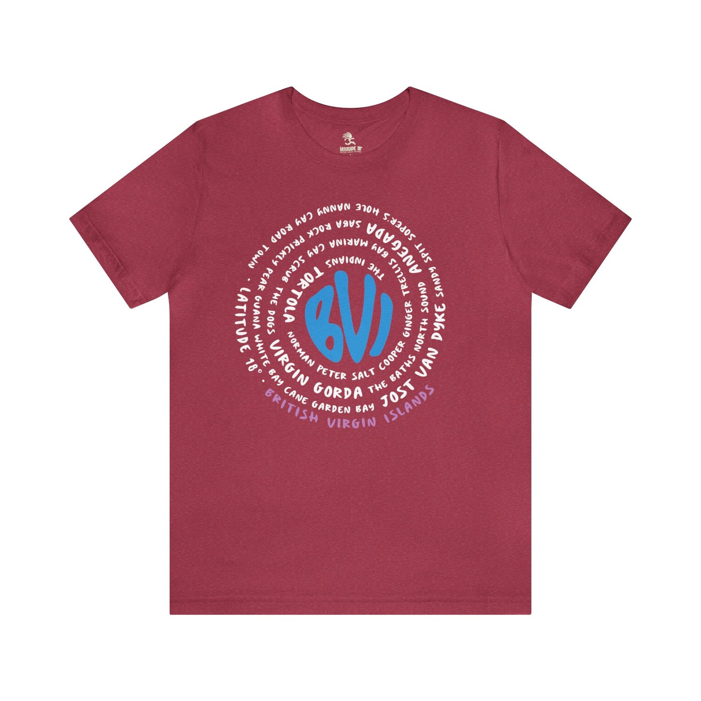 "BVI Around The Islands" Unisex S/S Tee